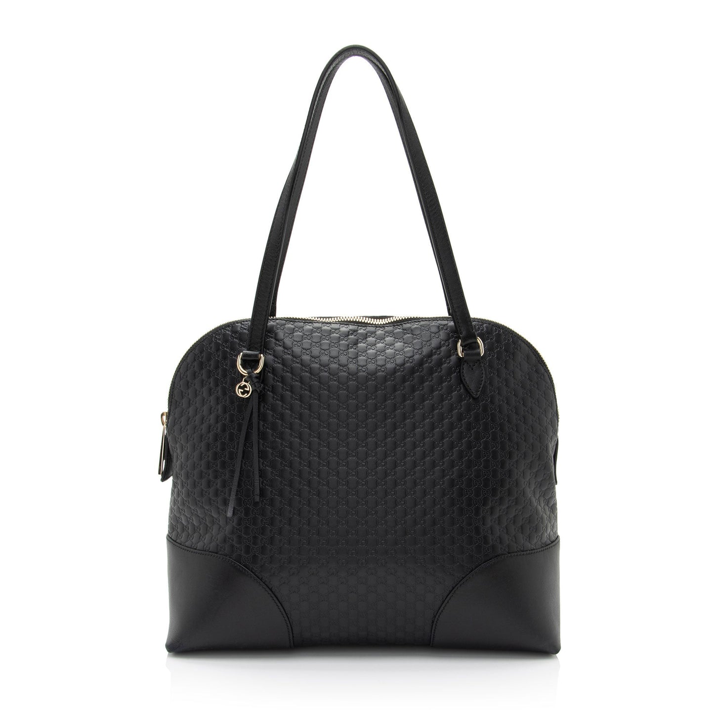 Gucci Microguccissima Bree SHF-a6qtmn Leather Black Small Shoulder Bag