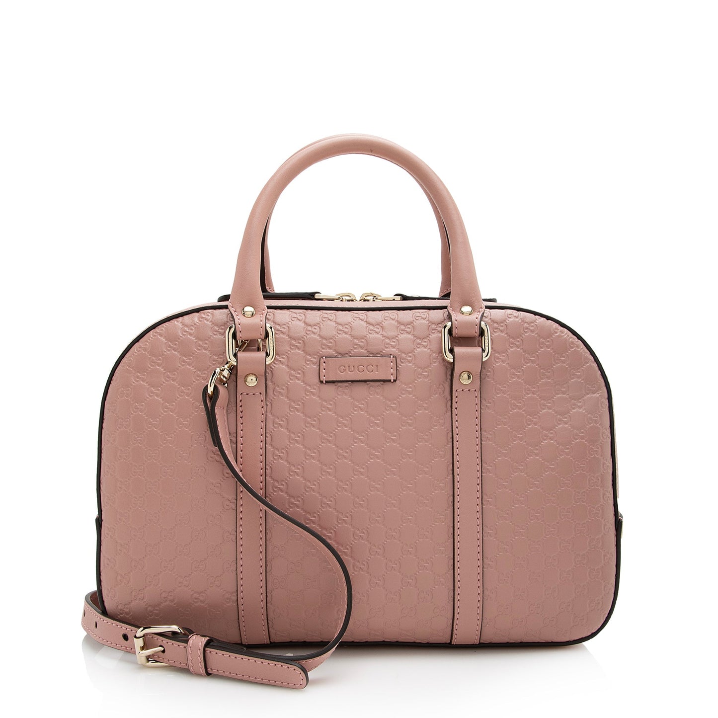 Gucci Microguccissima Bree SHF Leather Pink Small Satchel Bag