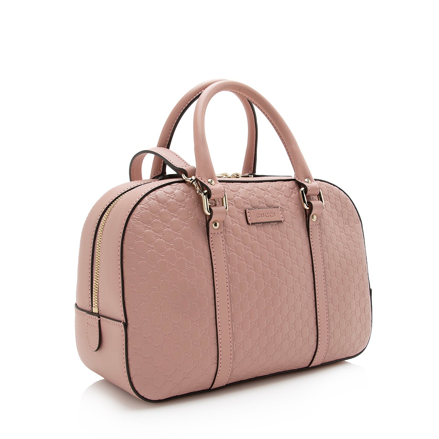 Gucci Microguccissima Bree SHF Leather Pink Small Satchel Bag