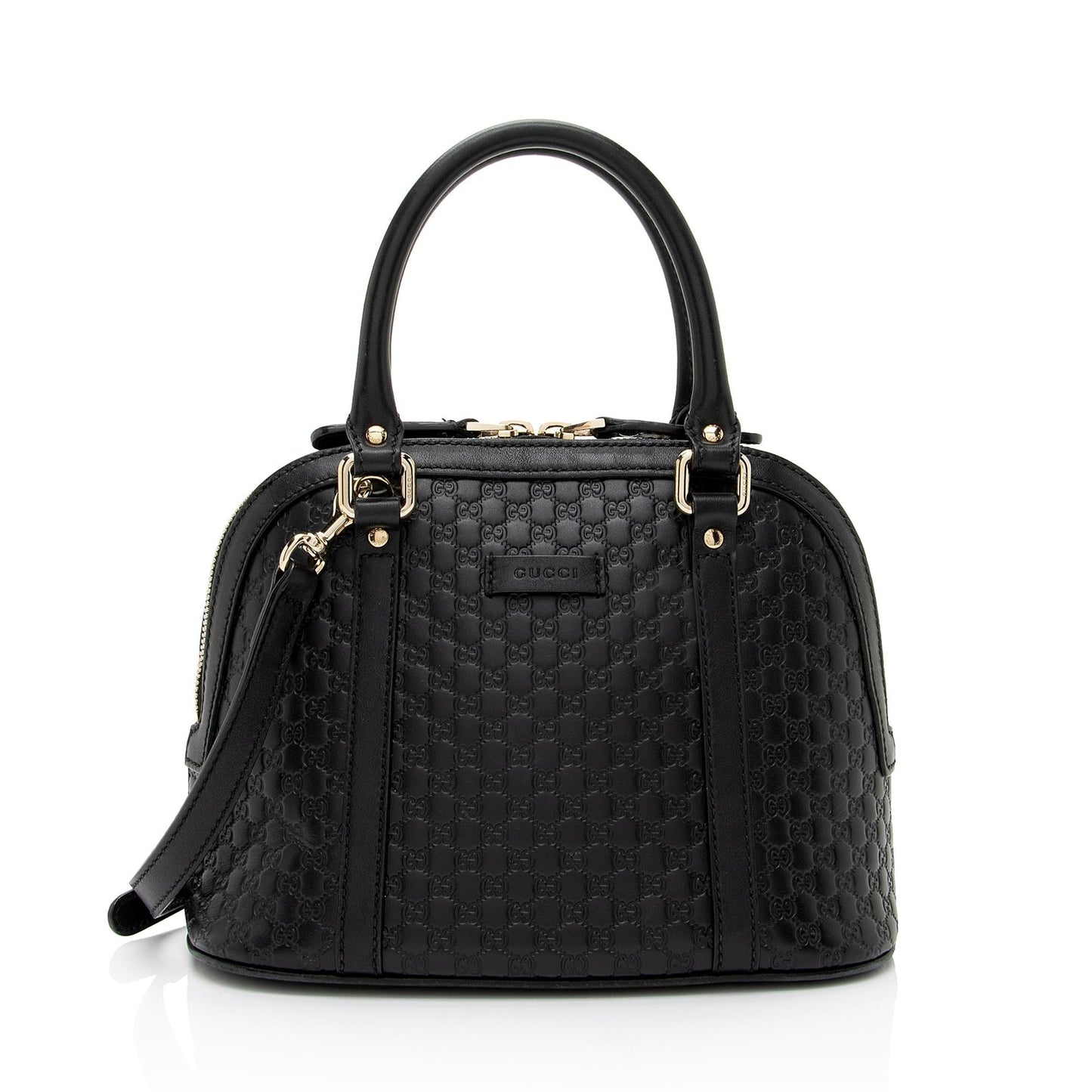 Gucci Microguccissima Joy Dome SHF-gNWzYP Leather Black Small Satchel Bag