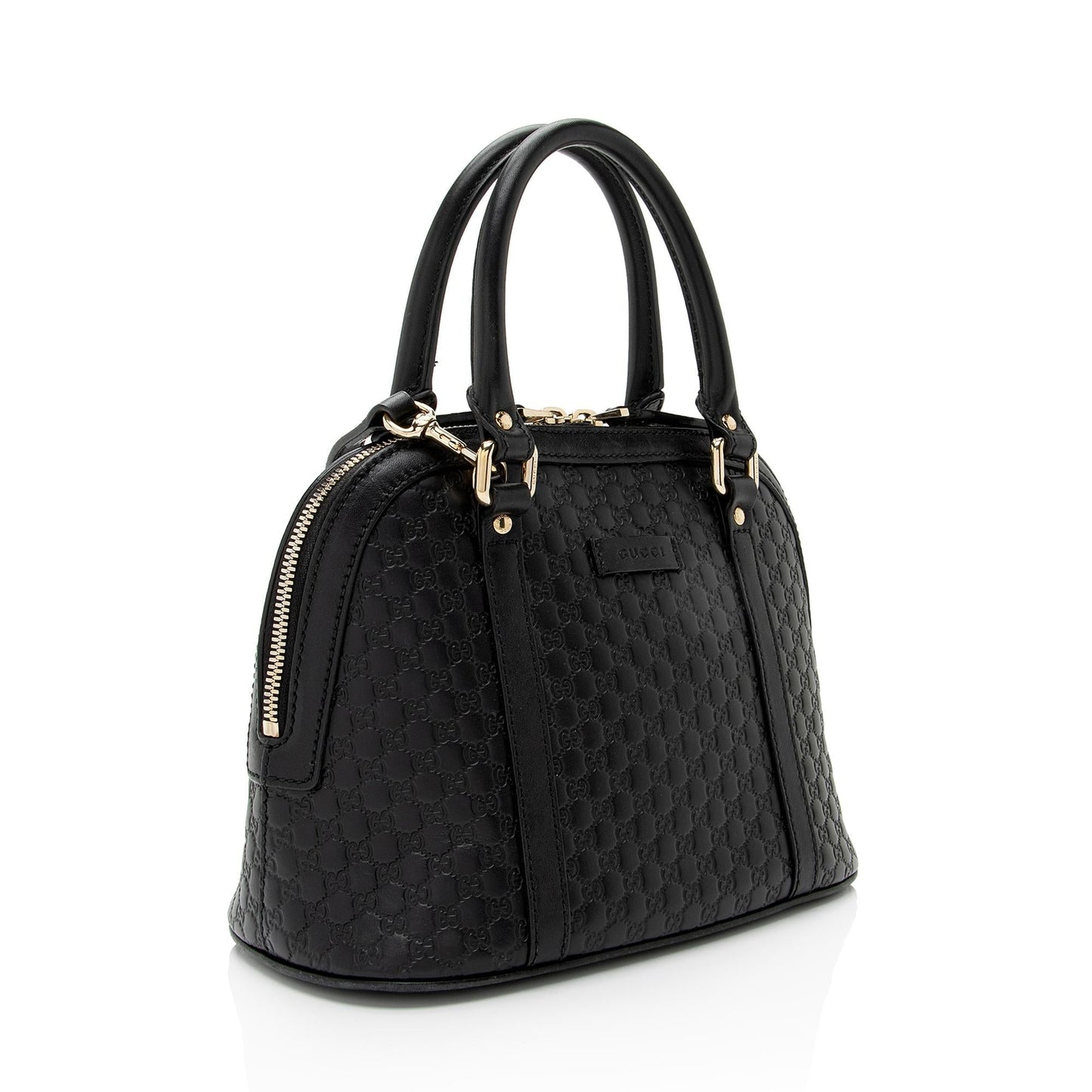 Gucci Microguccissima Joy Dome SHF-gNWzYP Leather Black Small Satchel Bag