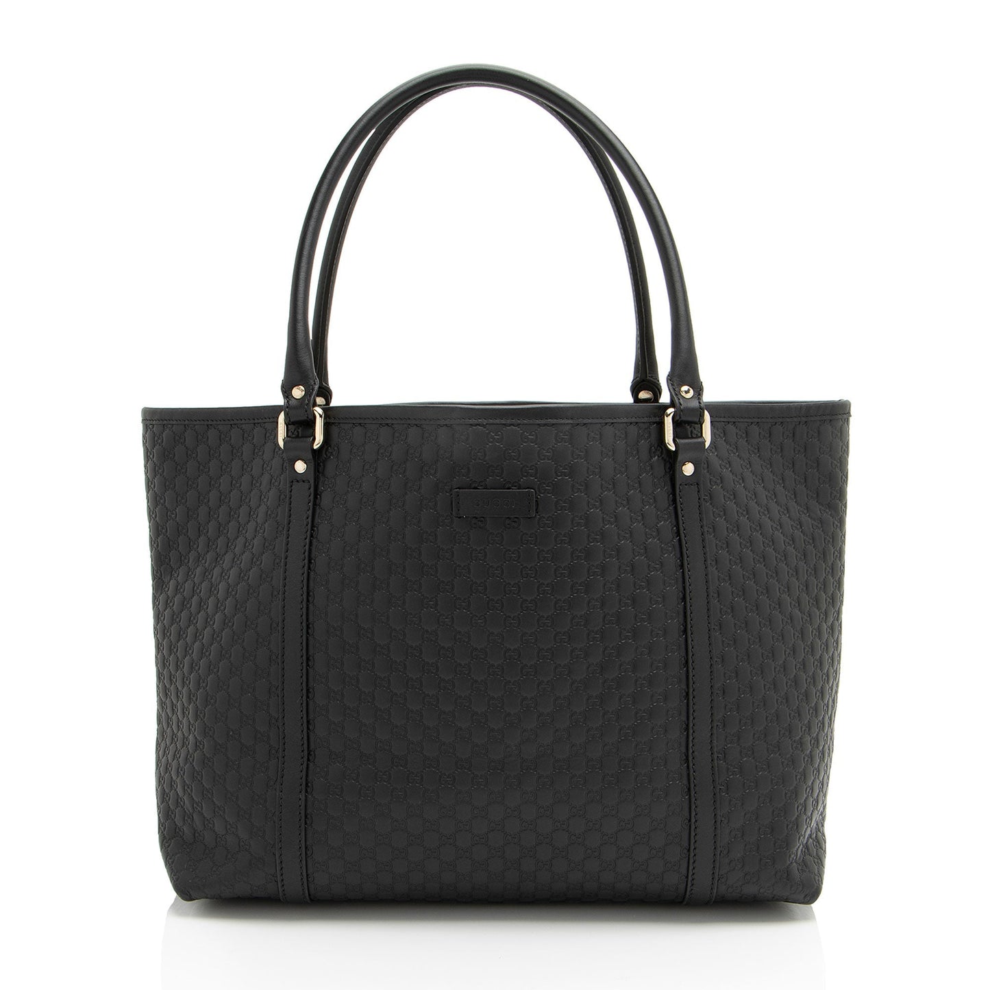 Gucci Microguccissima Joy SHF-njmnu7 Leather Black Medium Tote Bag