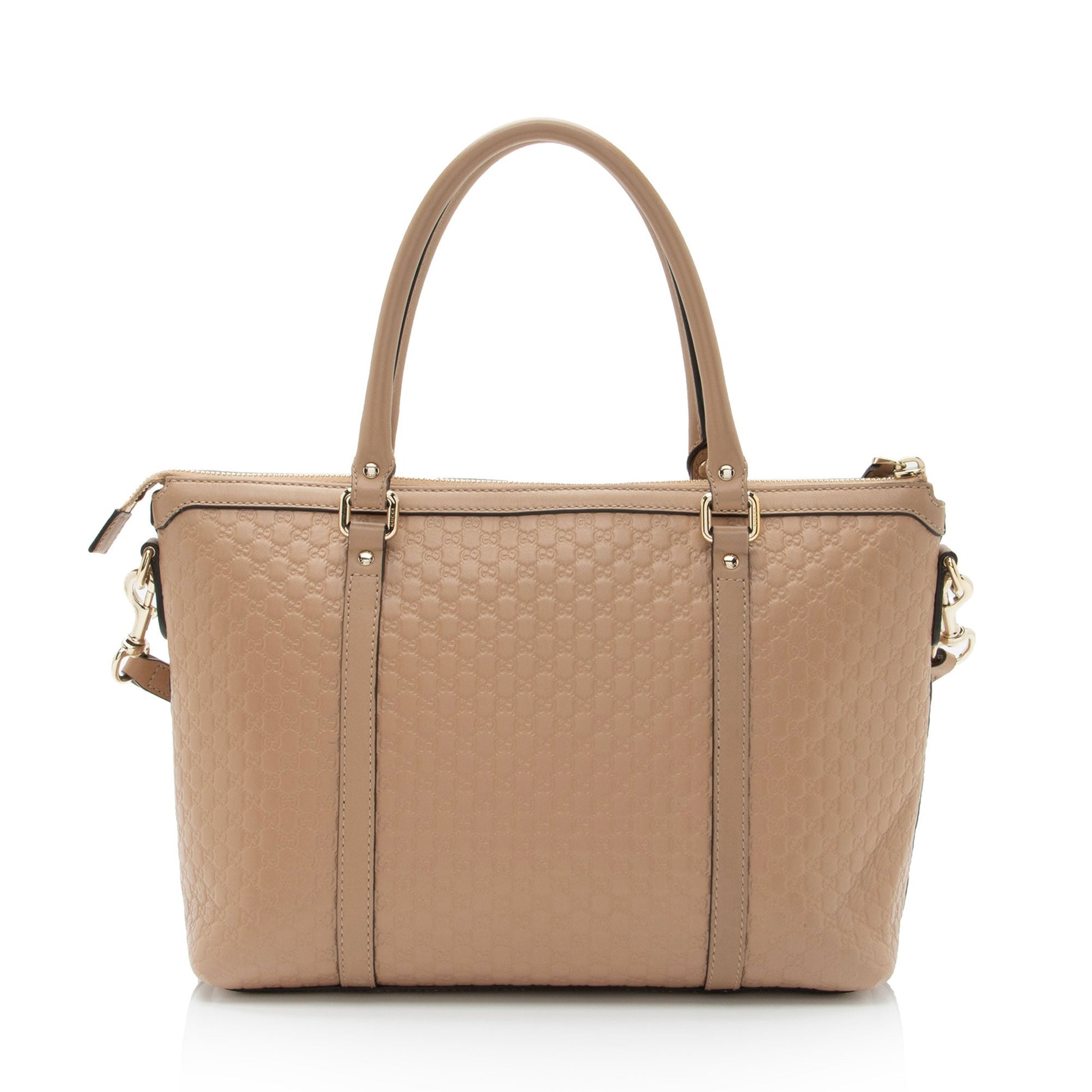 Gucci Microguccissima Joy Zip SHF-TARqrv Leather Beige Medium Tote Bag