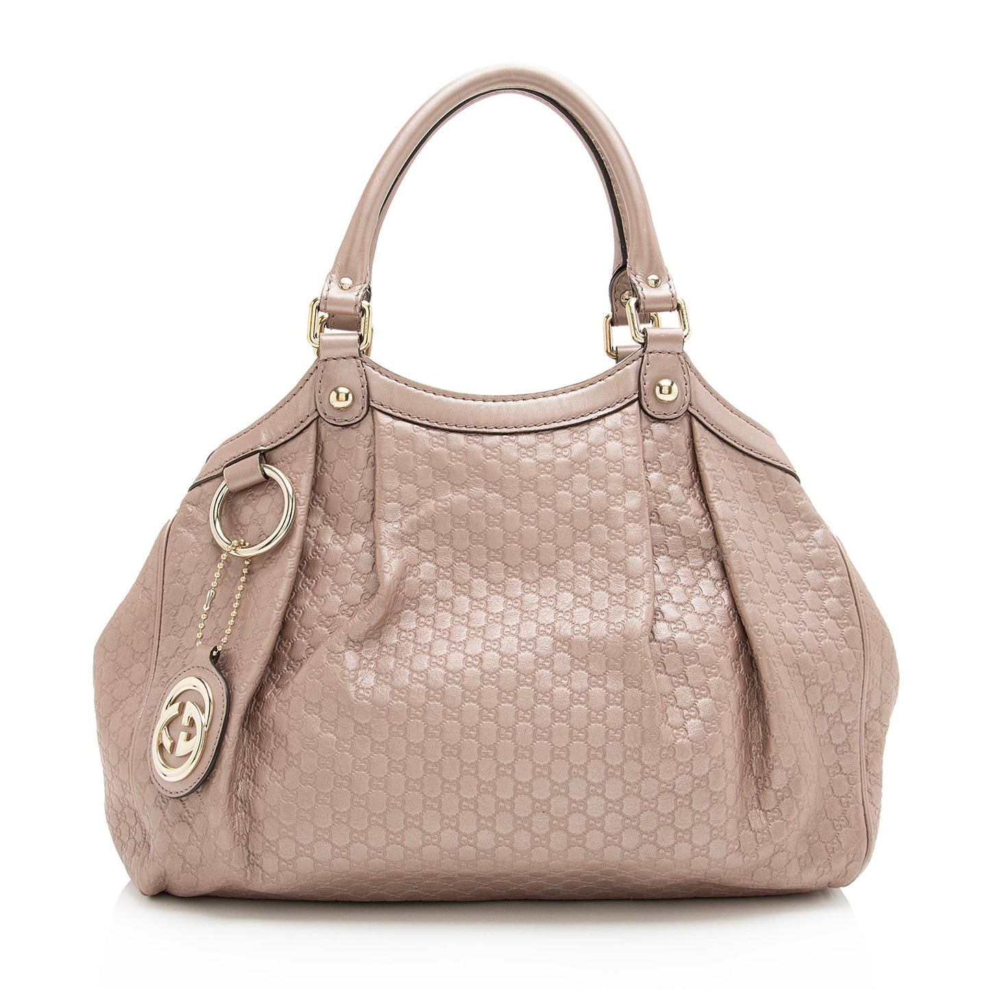 Gucci Microguccissima Sukey SHF Leather Pink Medium Tote Bag