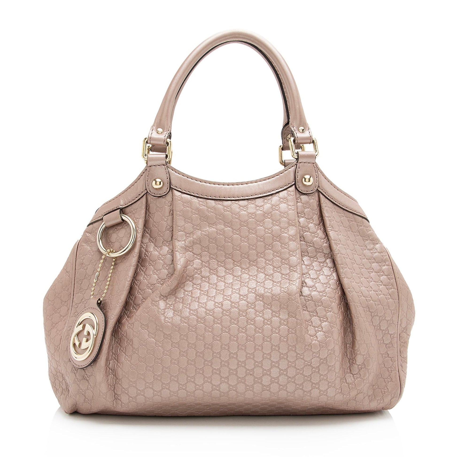 Gucci Microguccissima Sukey SHF Leather Pink Medium Tote Bag