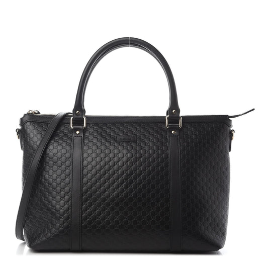 Gucci Microguccissima Leather Convertible Large Tote Bag
