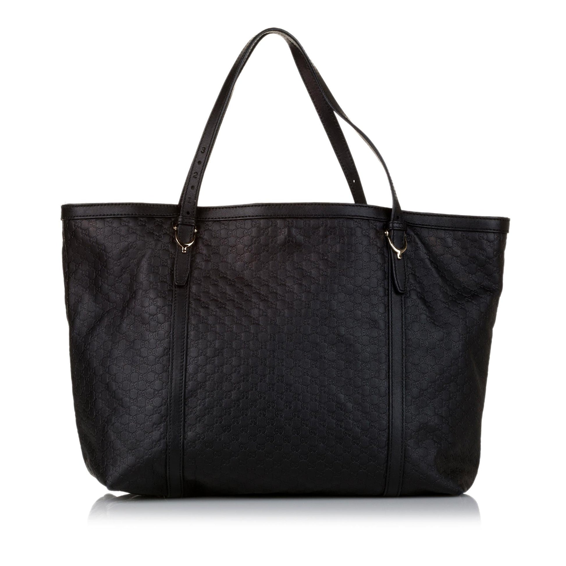 Gucci Microguccissima Nice SHG Leather Calf Black Tote Bag