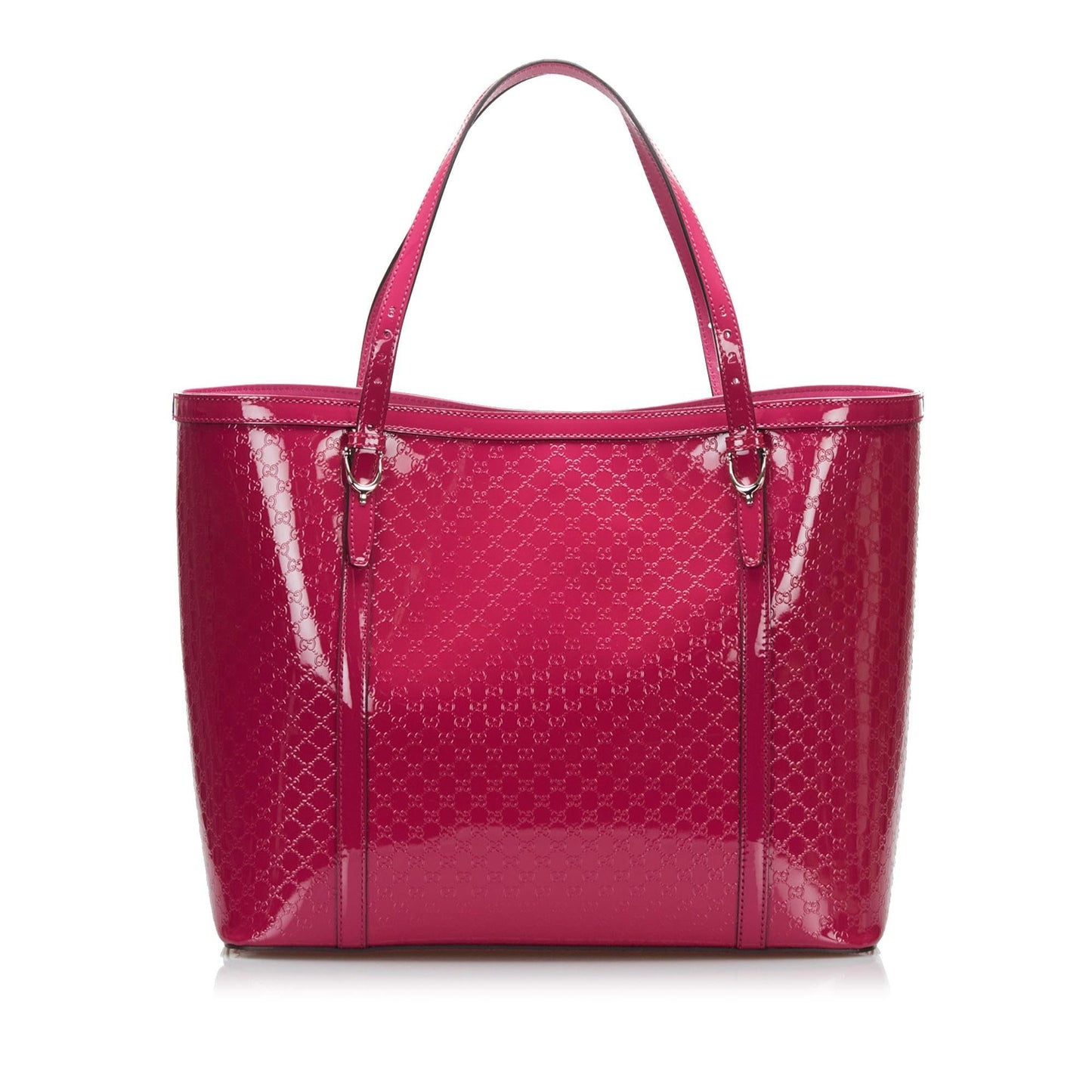Gucci Microguccissima Nice SHG-xc7rA1 Leather Patent Pink Tote Bag