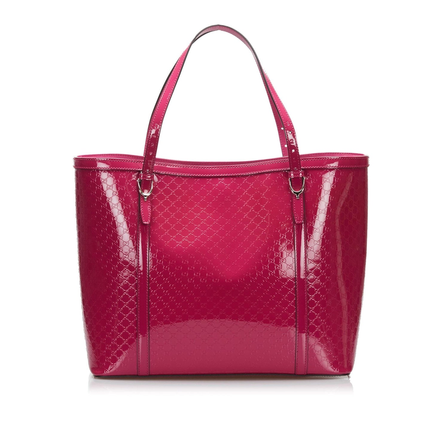 Gucci Microguccissima Nice SHG-xc7rA1 Leather Patent Pink Tote Bag