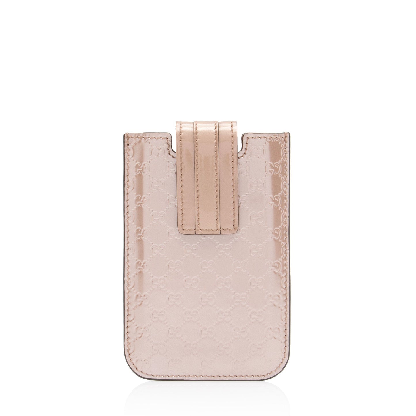 Gucci Microguccissima iPhone Case SHF-0K23DY Leather Patent Pink Handbag