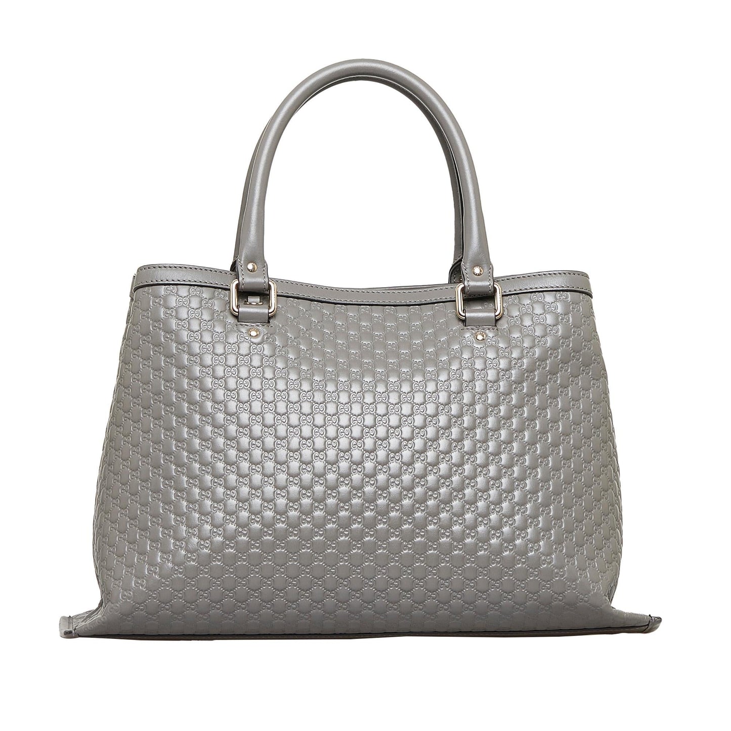 Gucci Microguccissima SHG-Bd1xAy Calf Grey Satchel Bag