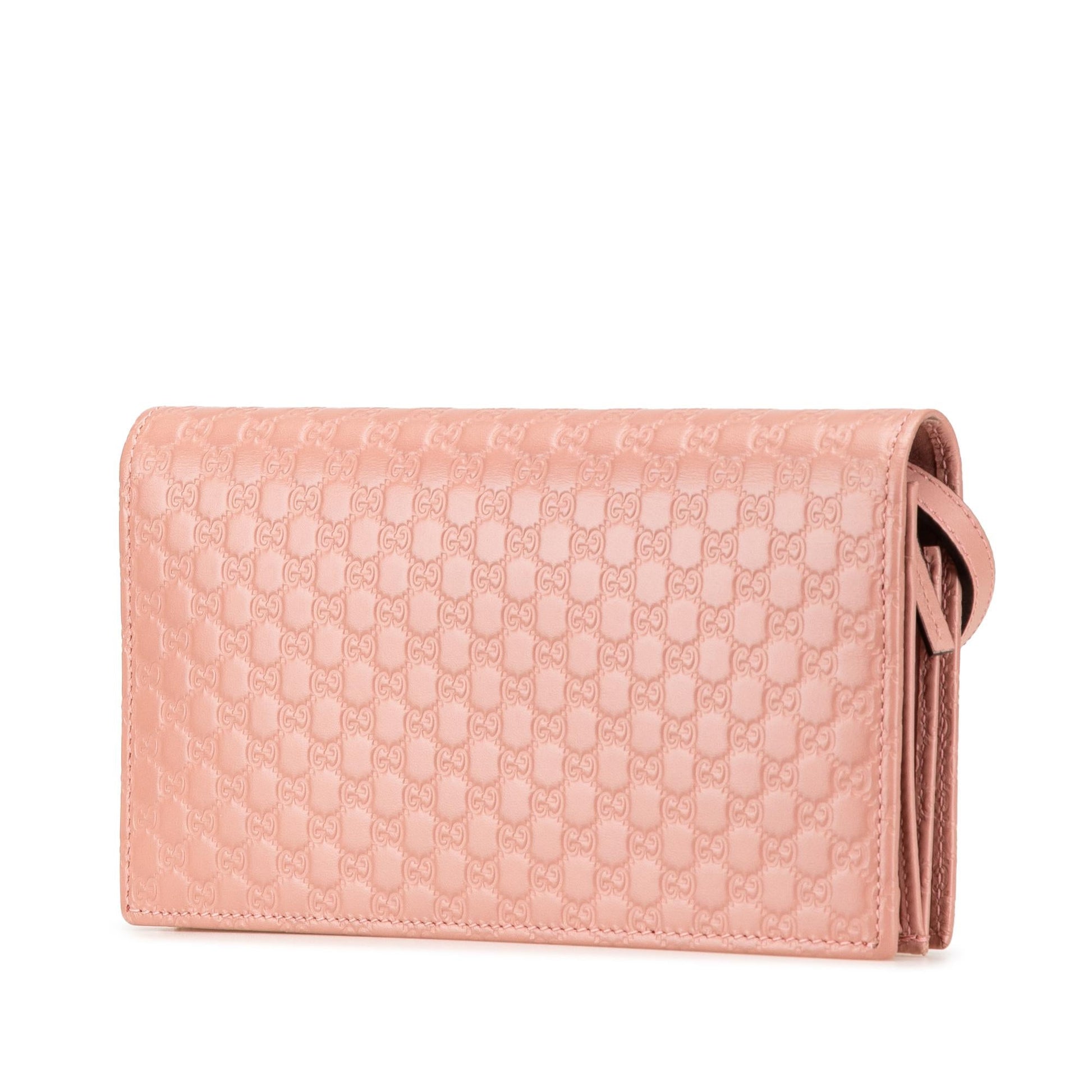 Gucci Microguccissima Wallet on Strap Crossbody Bag On Strap