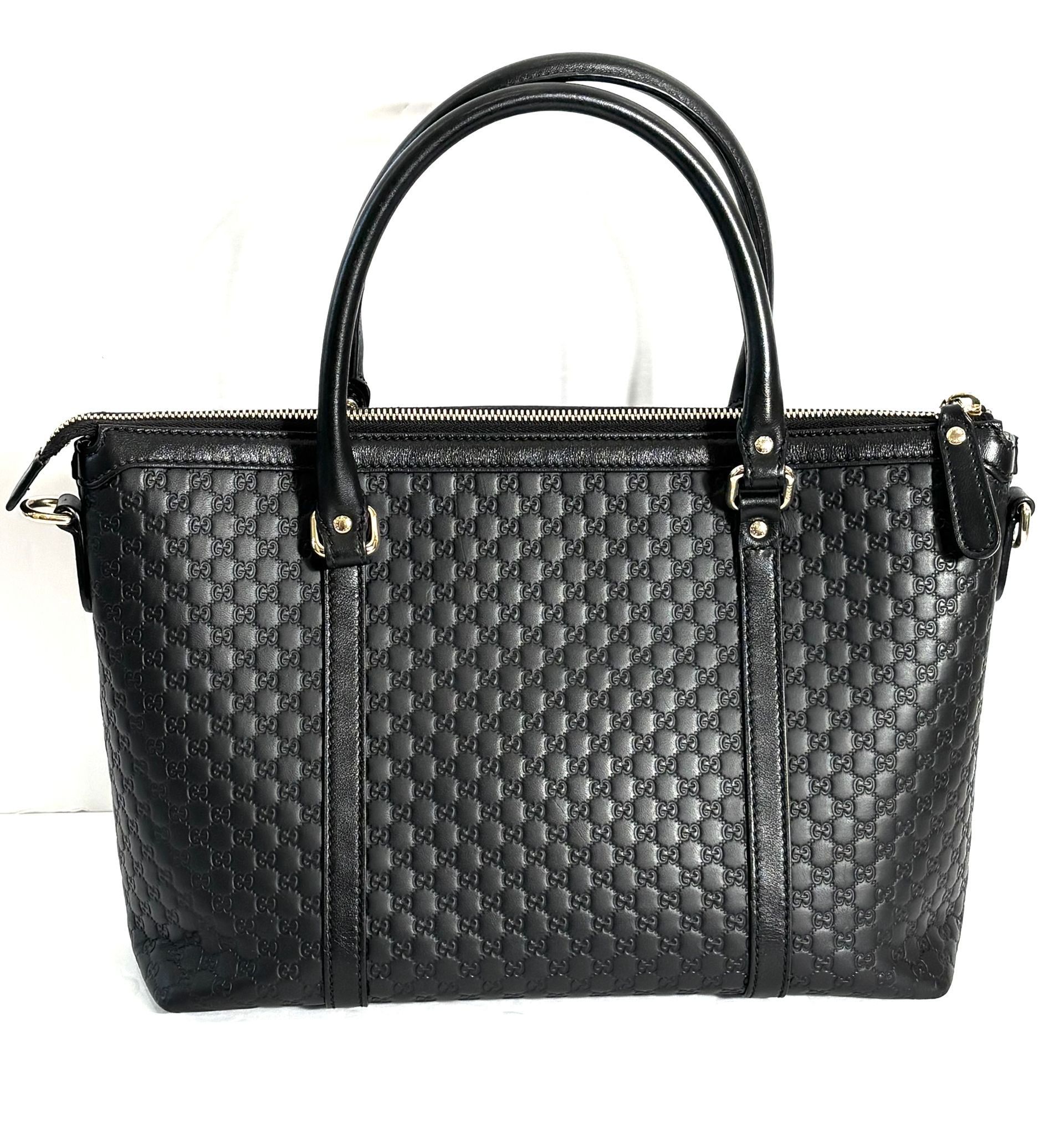 Gucci Microguccissima Leather Convertible Large Tote Bag