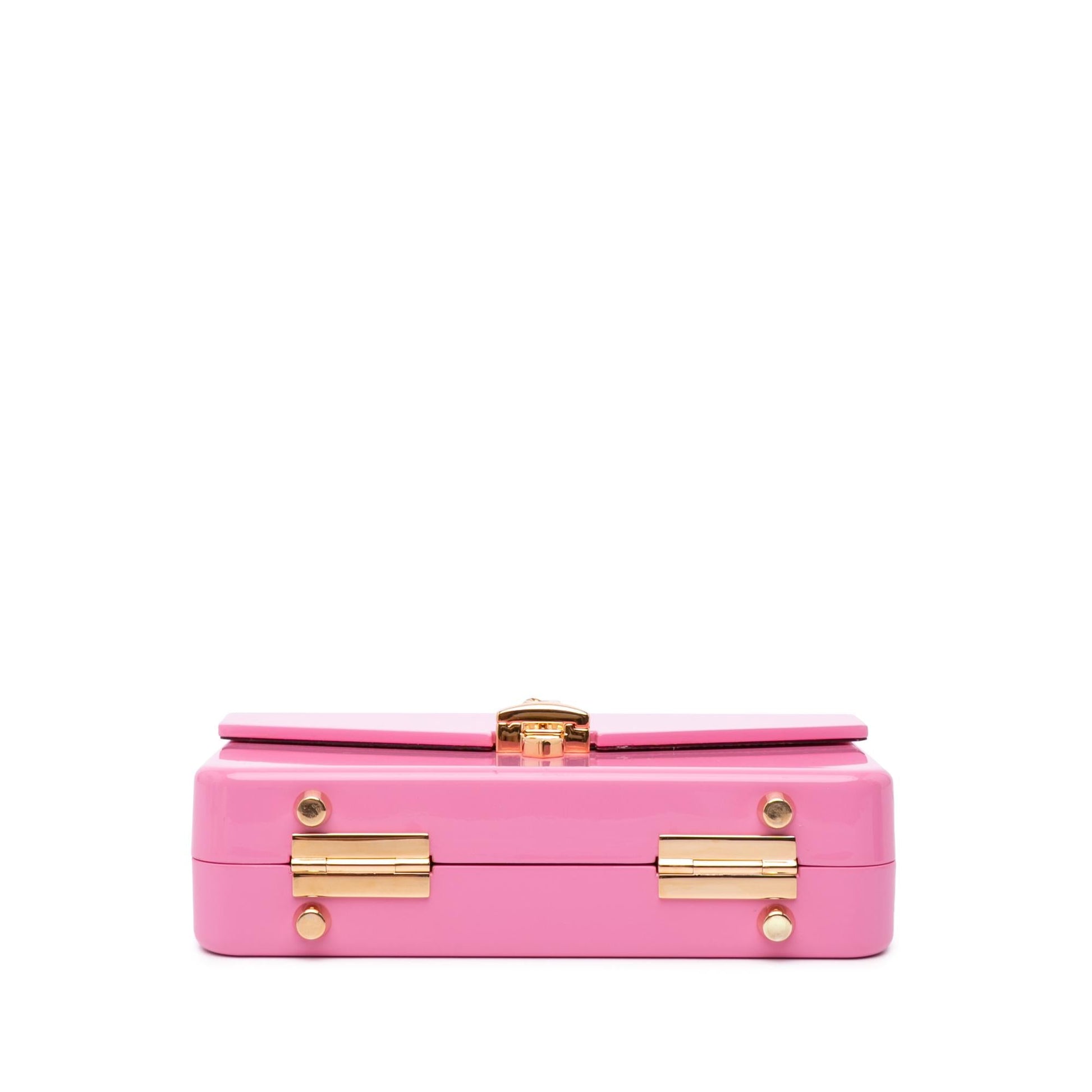 Gucci Acrylic Sylvie Pink Mini Top Handle Satchel Bag Bag 1