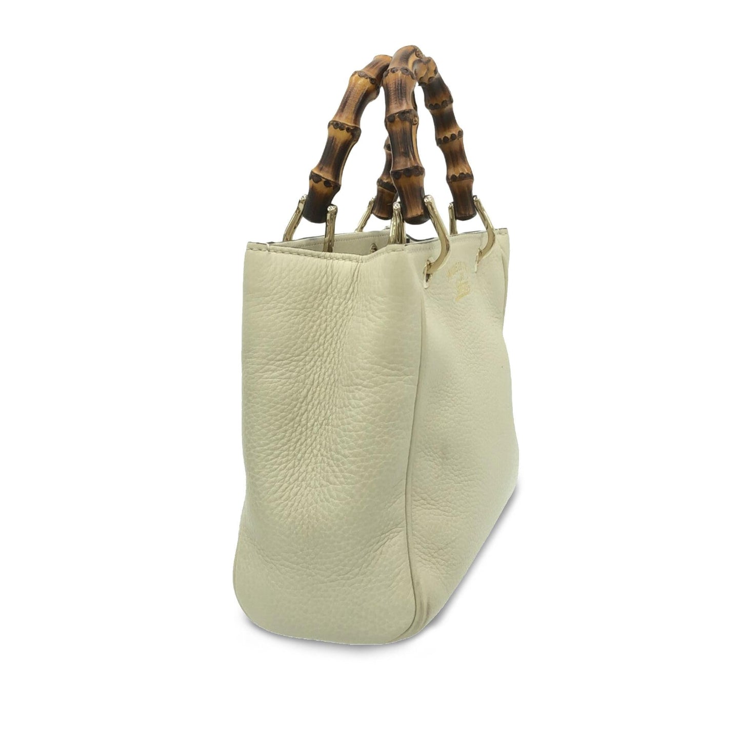 Gucci Bamboo Shopper SHG-ykWsCQ Calf White Mini Satchel Bag