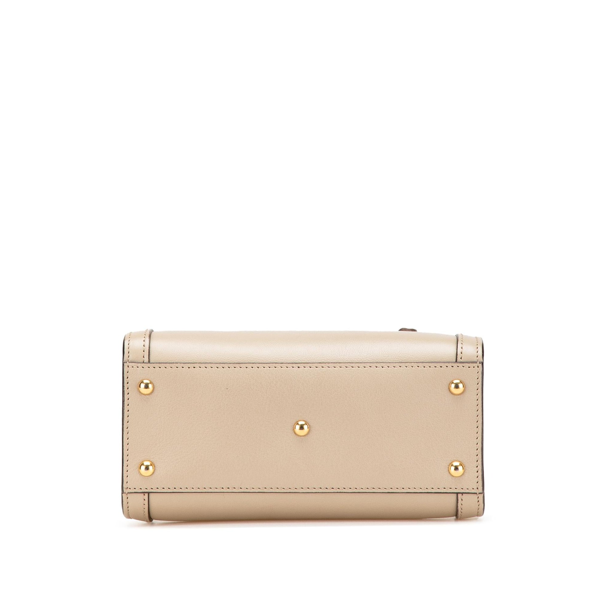 Gucci Bamboo Diana Calf Calfskin Brown Mini Satchel Bag