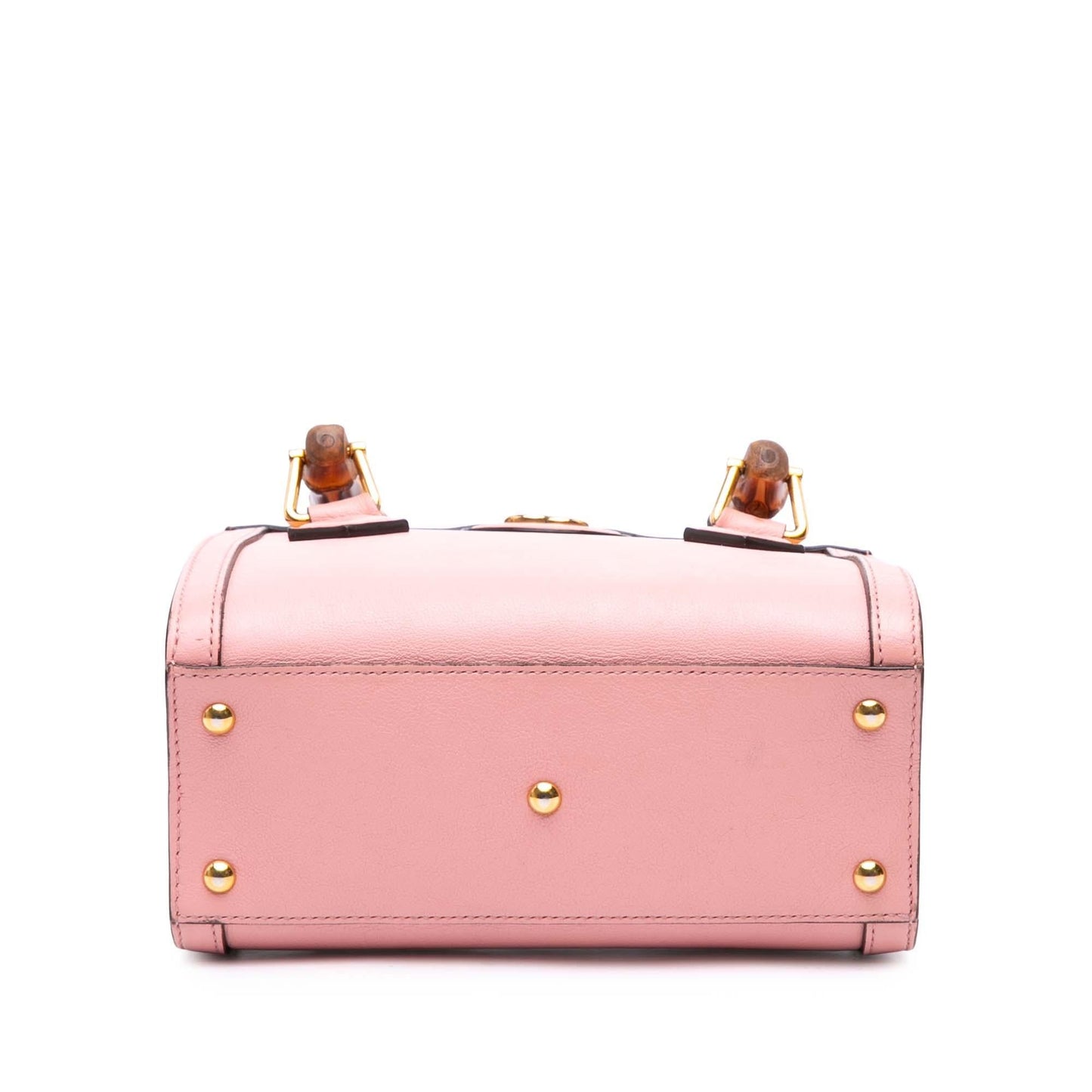 Gucci Bamboo Diana Calf Calfskin Pink Mini Satchel Bag
