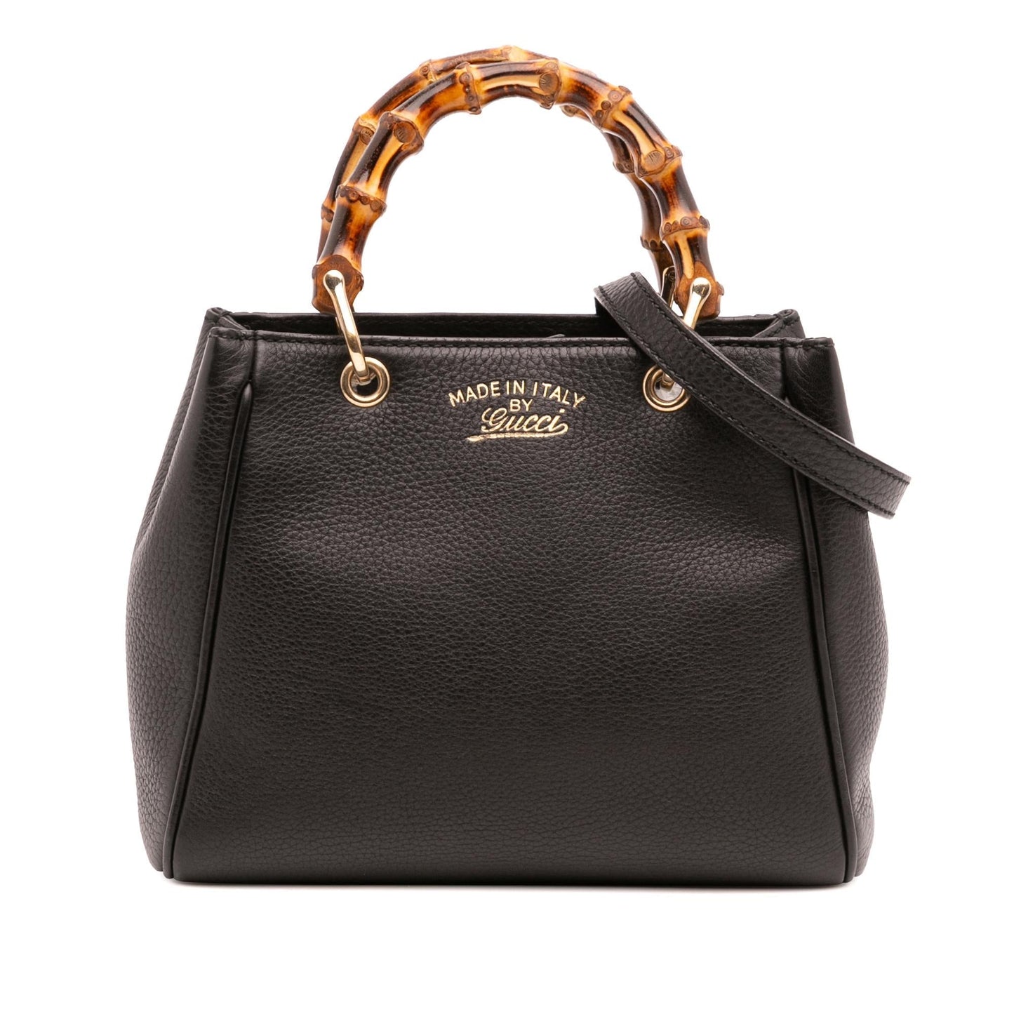 Gucci Bamboo Shopper Calfskin Mini Tote Bag Shopper Satchel