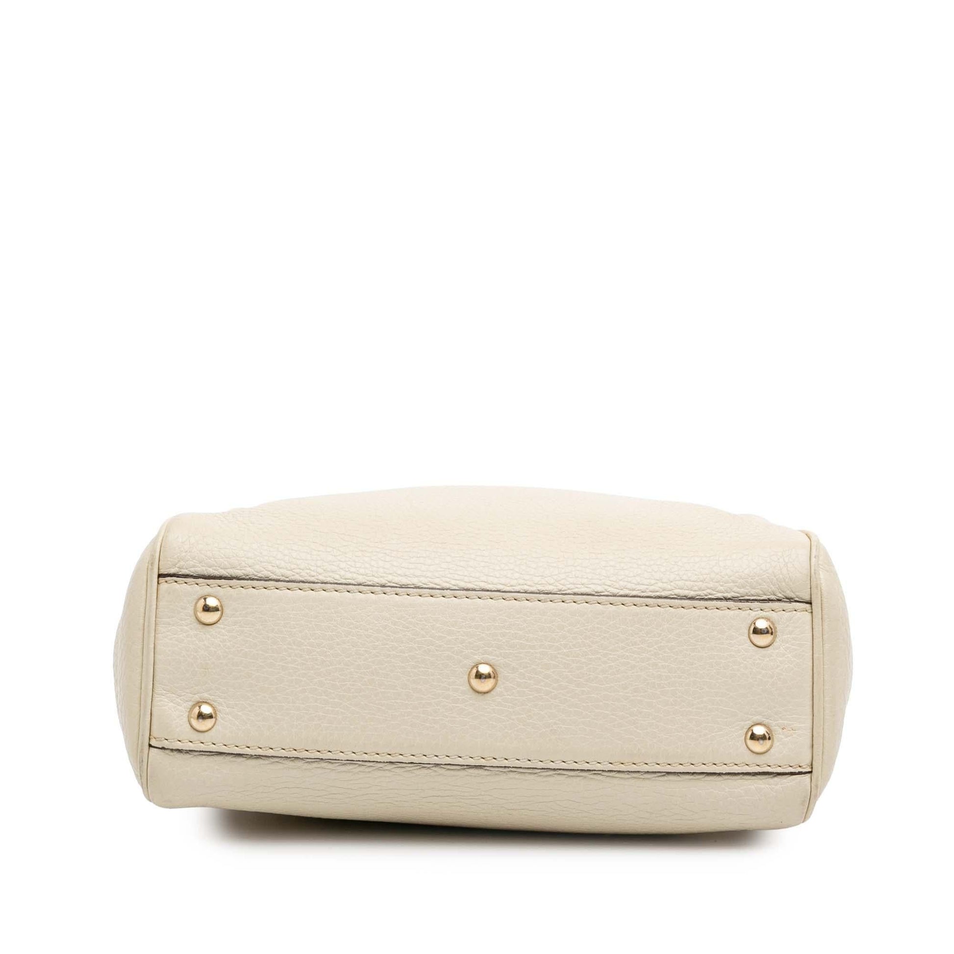 Gucci Bamboo Shopper Calfskin Mini Tote Bag Satchel 2