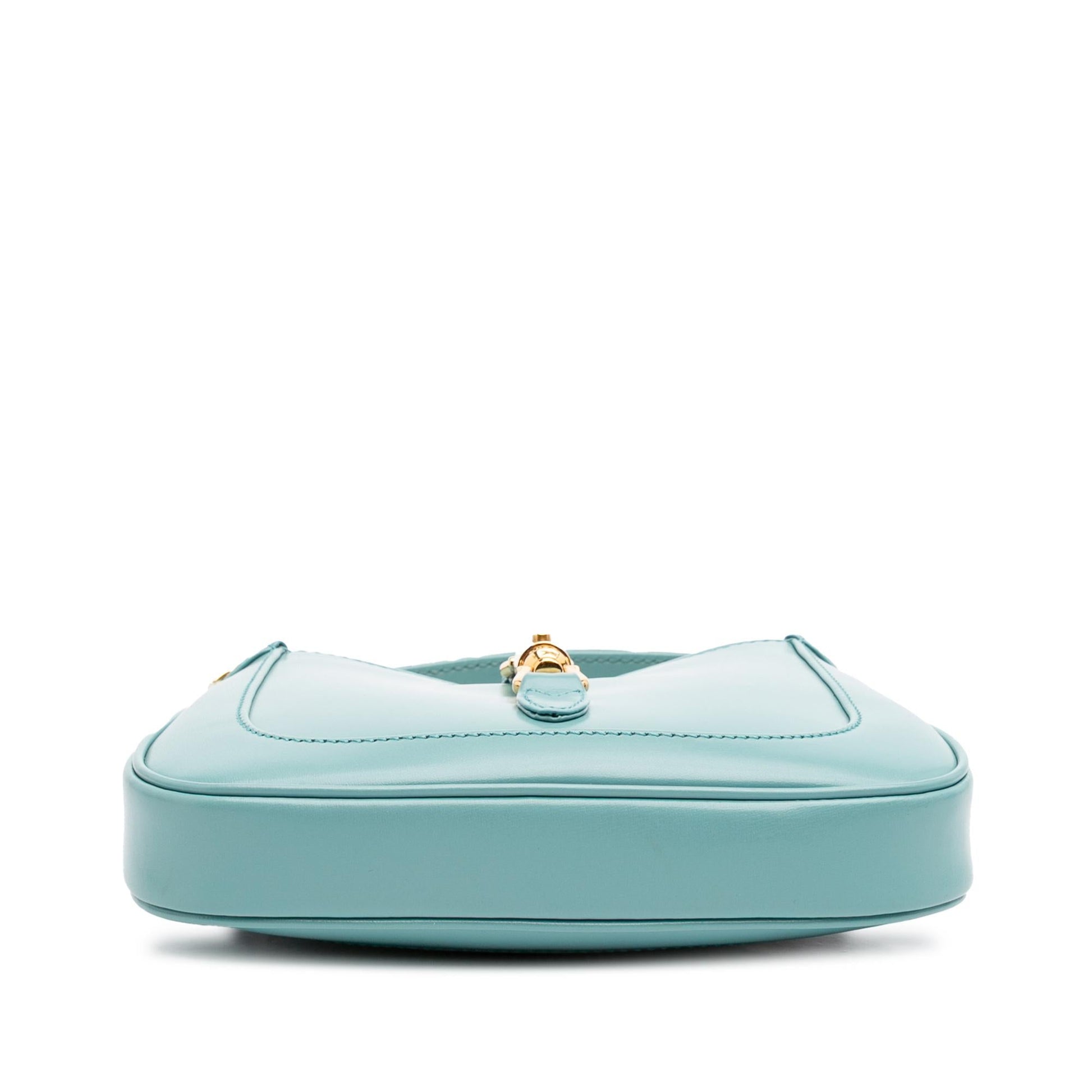 Gucci Jackie Calf Calfskin Blue Mini Crossbody Bag