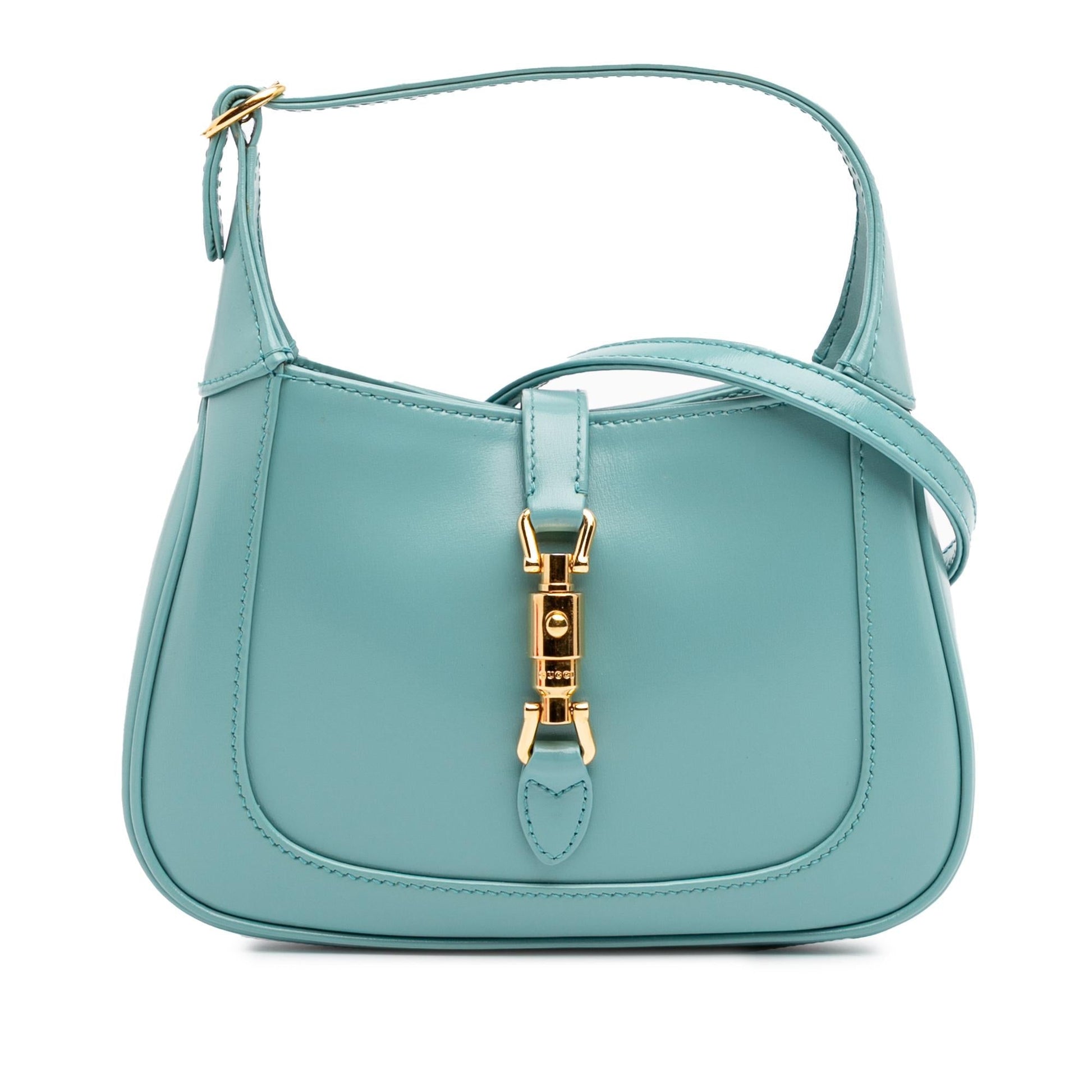Gucci Jackie Calf Calfskin Blue Mini Crossbody Bag