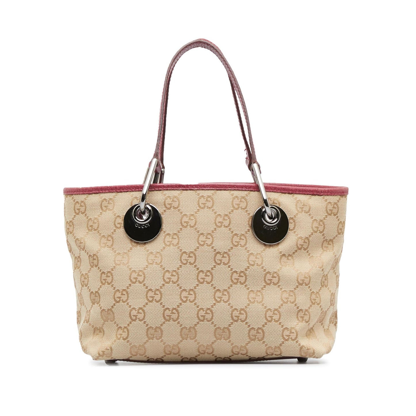 Gucci GG Eclipse SHG-Y0vQ9a Canvas Calf Brown Mini Satchel Bag