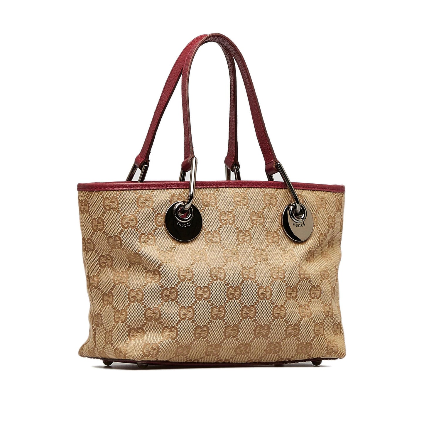 Gucci GG Eclipse SHG-jeFOKU Canvas Brown Mini Satchel Bag