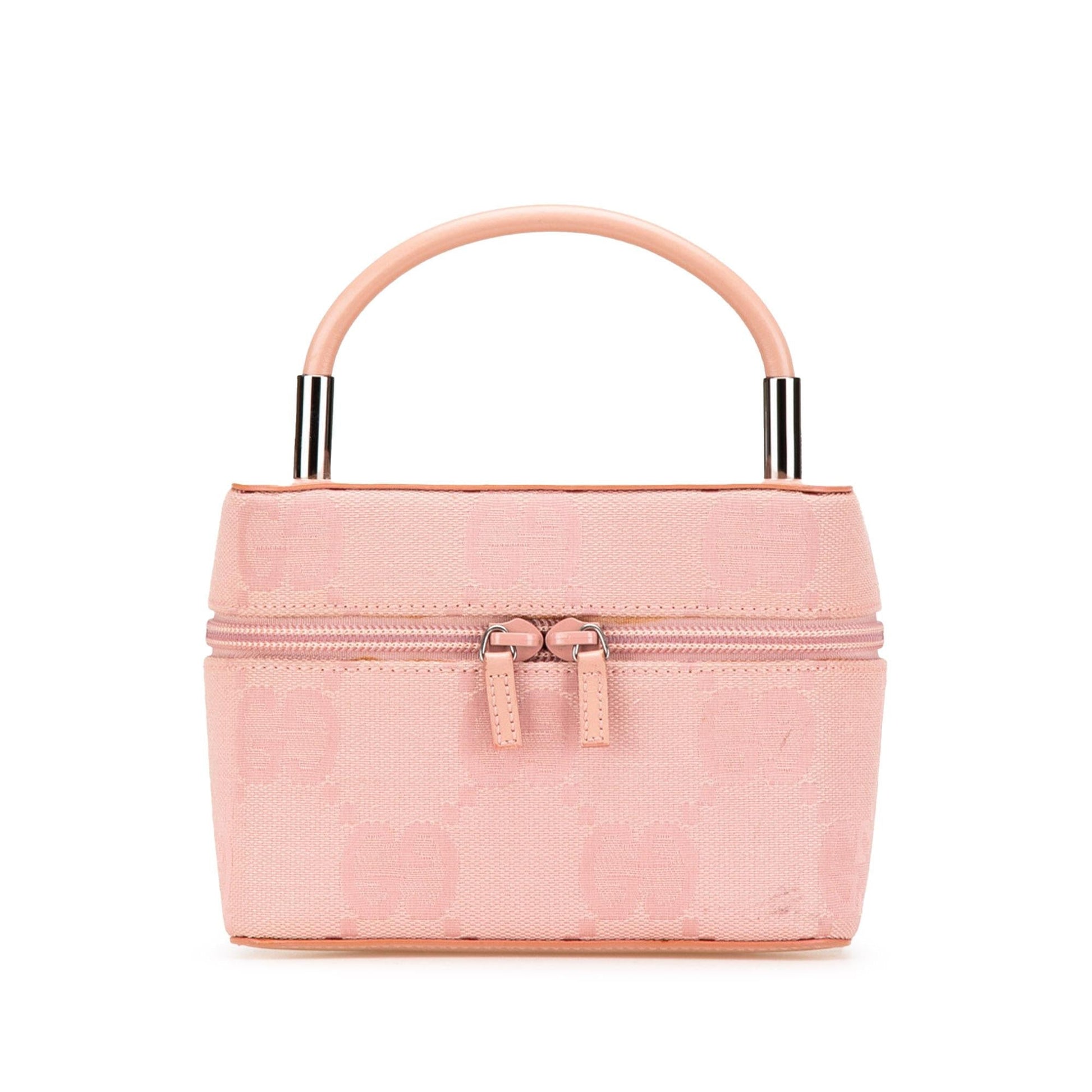 Gucci GG Vanity Canvas Pink Mini Bag