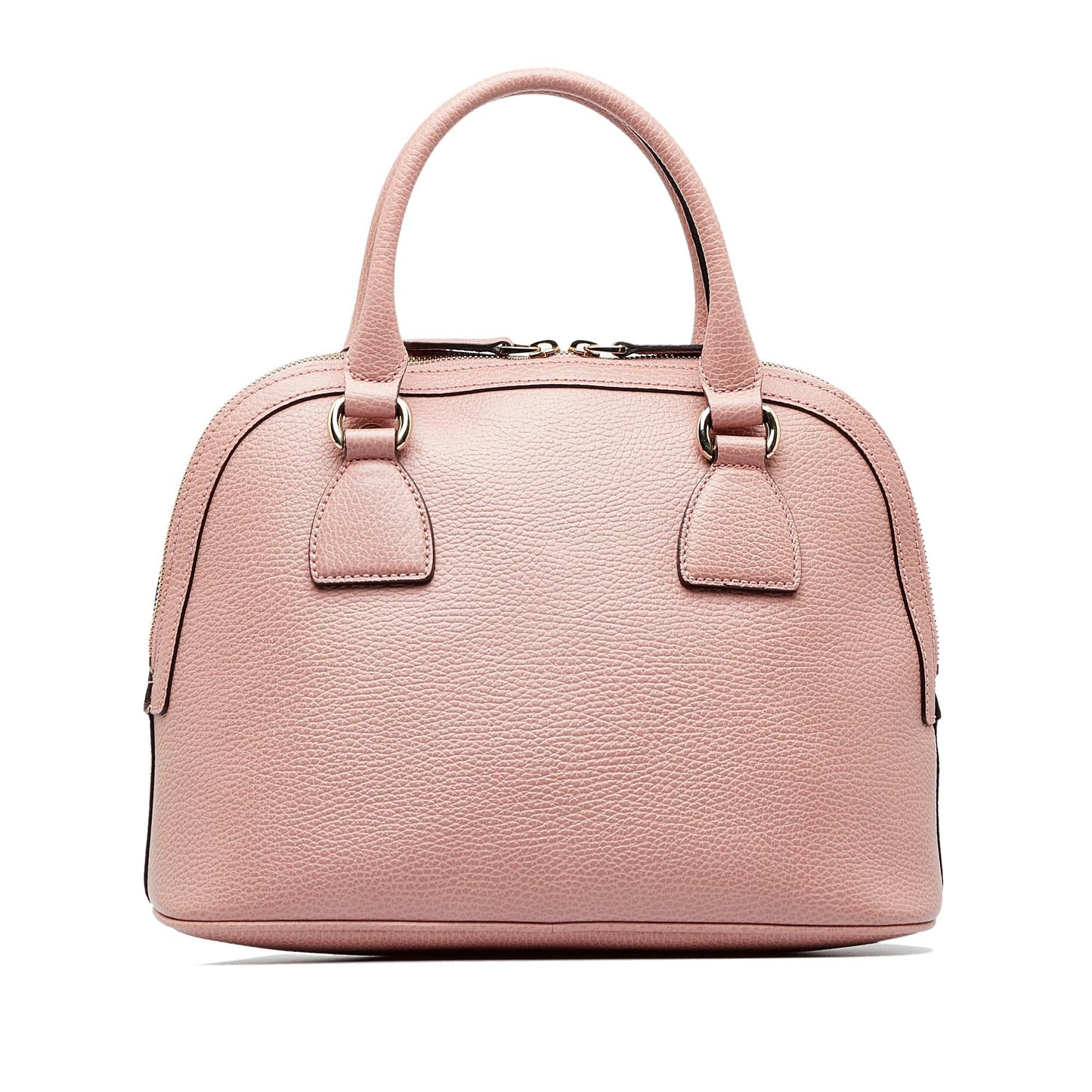 Gucci GG Charm Dome SHG-rd2gGX Calf Pink Mini Satchel Bag