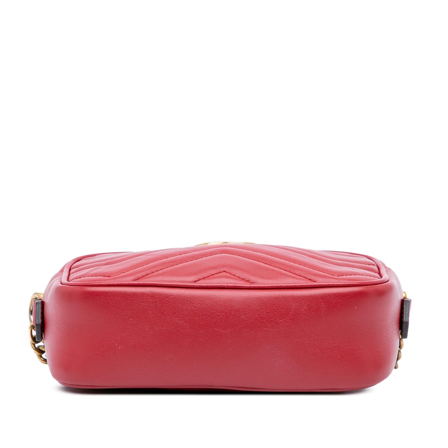 Gucci GG Marmont Matelasse Leather Calf Red Crossbody Bag