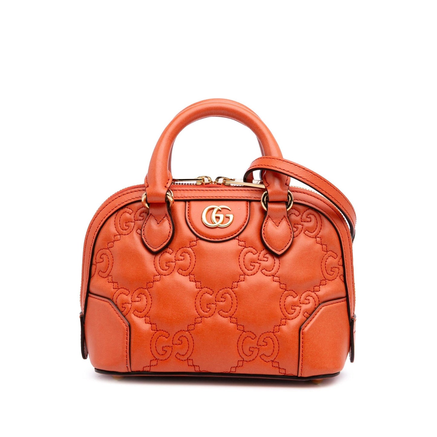 Gucci GG Matelasse Calfskin Mini Top Handle Travel Bag