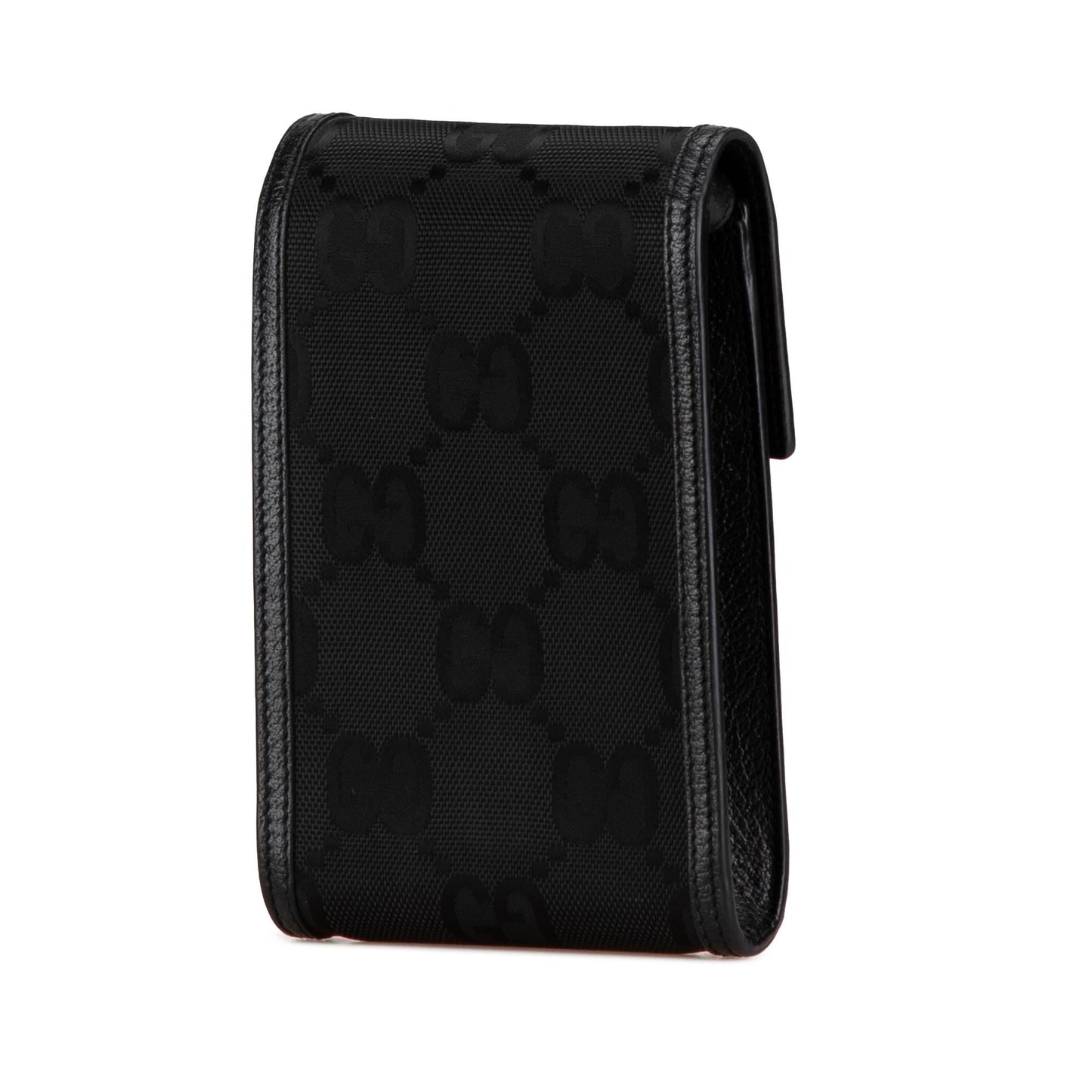 Gucci GG Off Grid Nylon Calf Black Mini Crossbody Bag Grid Crossbody