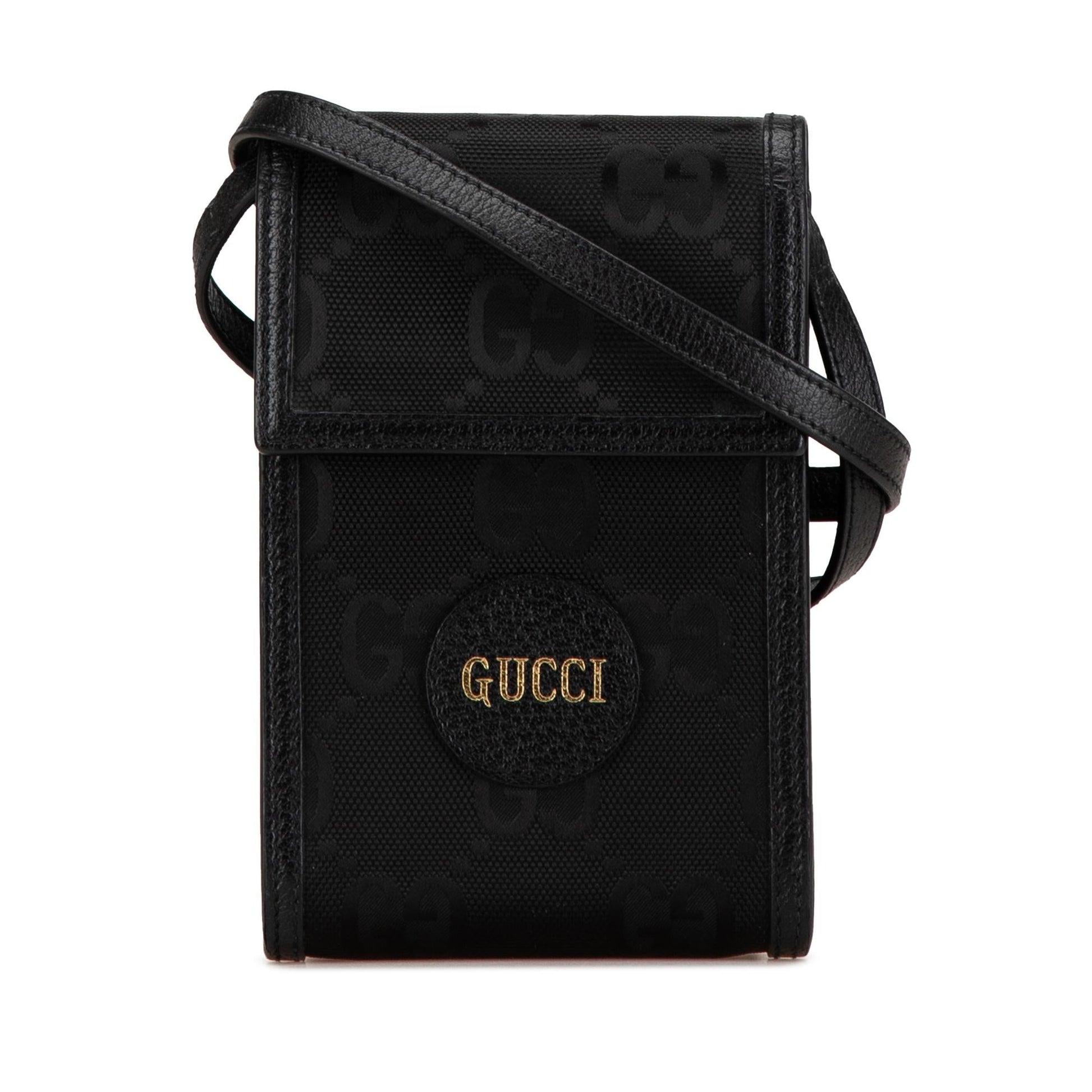 Gucci GG Off Grid Nylon Calf Black Mini Crossbody Bag