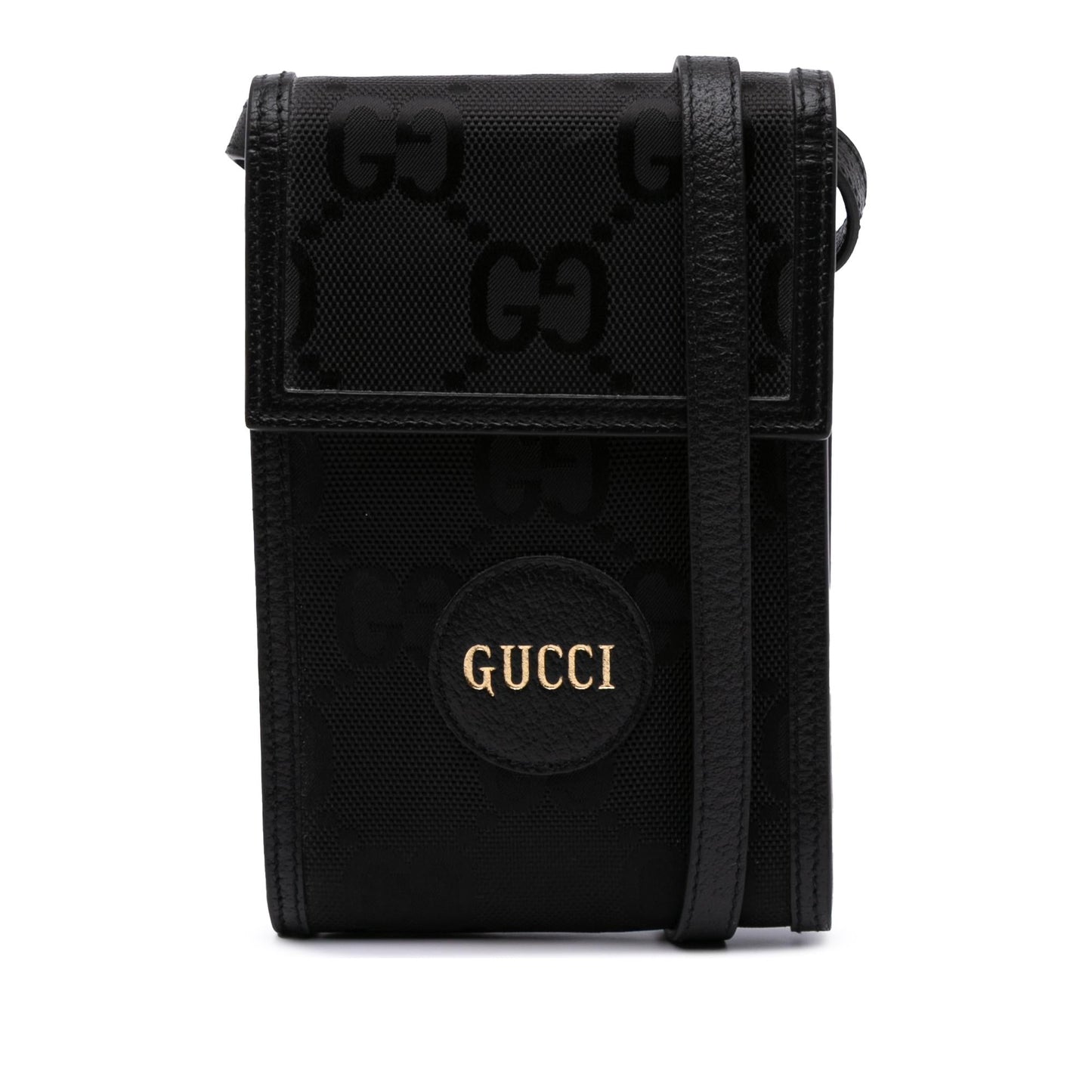 Gucci GG Off Grid Nylon Calf Black Mini Crossbody Bag Crossbody 2