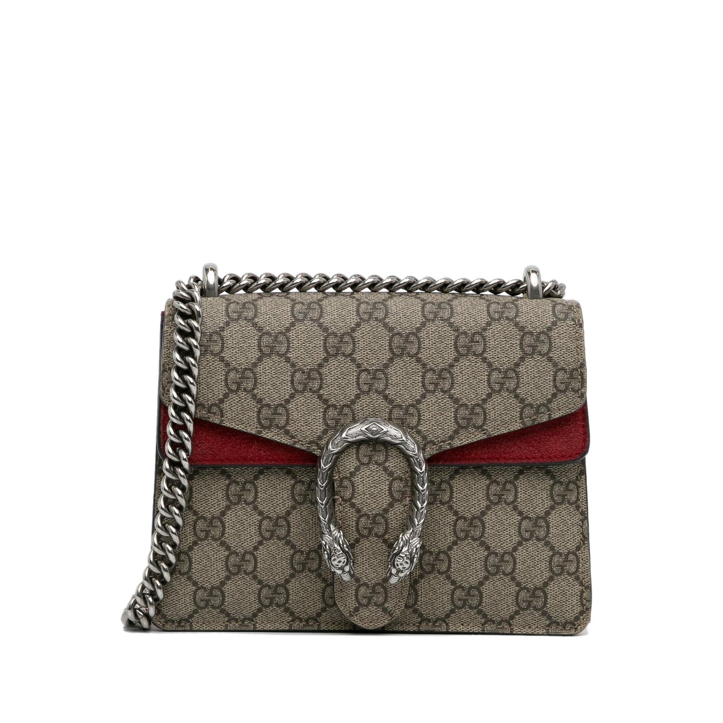 Gucci GG Supreme Dionysus SHG-tl2bPi Canvas Brown Mini Crossbody Bag