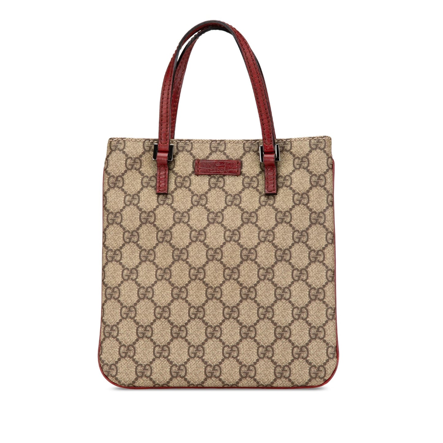 Gucci GG Supreme Canvas Brown Mini Satchel Bag