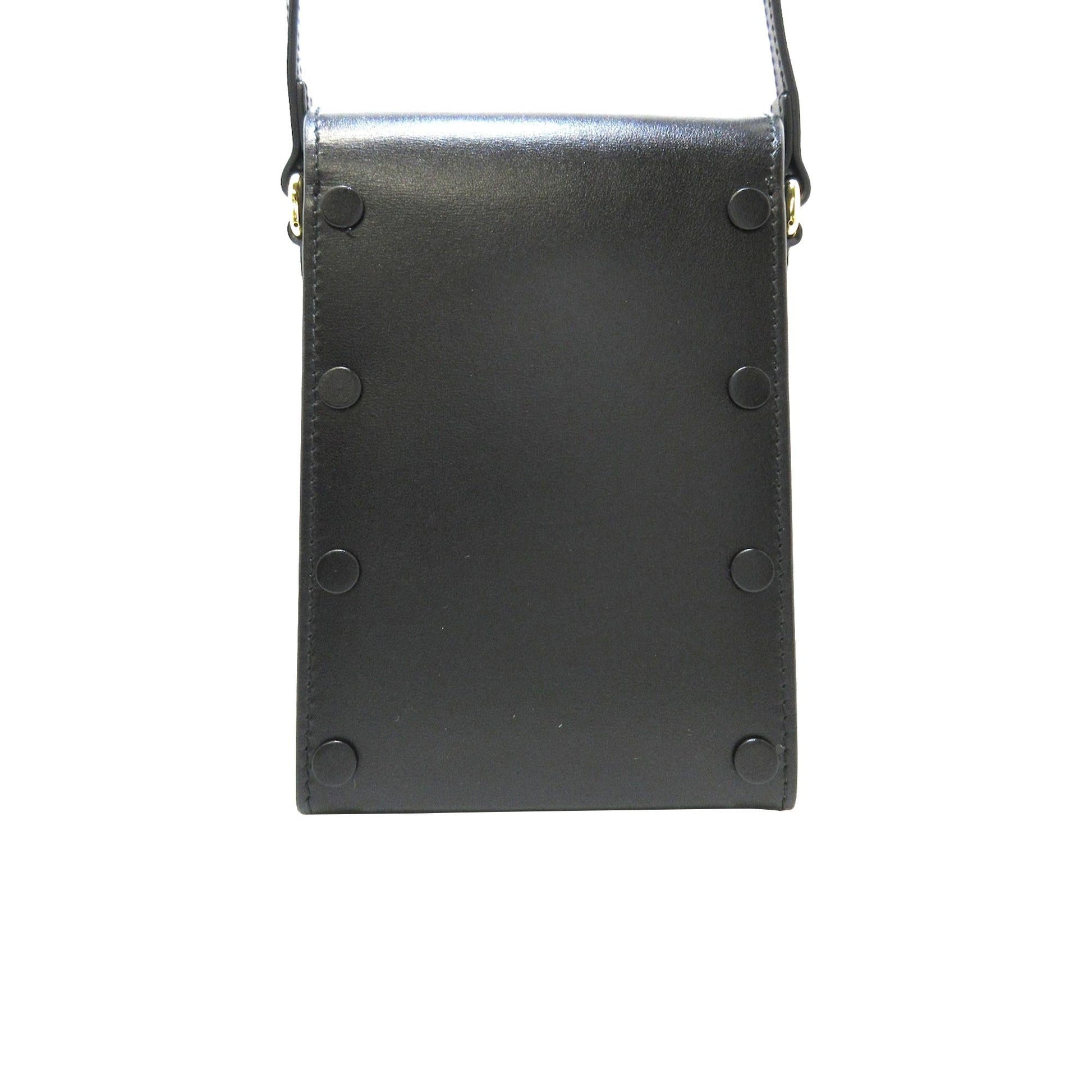 Gucci Horsebit SHG-bh9CIu Calf Black Mini Crossbody Bag
