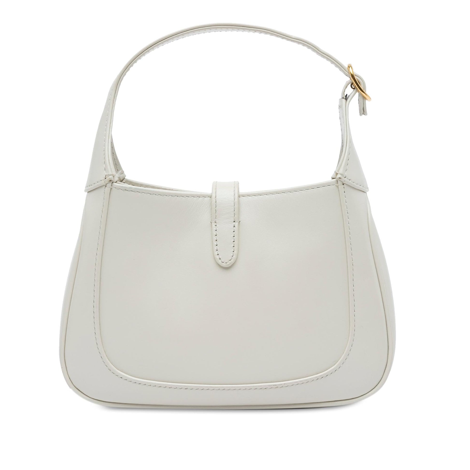 Gucci Jackie SHG-pQwmgy Calf White Mini Crossbody Bag