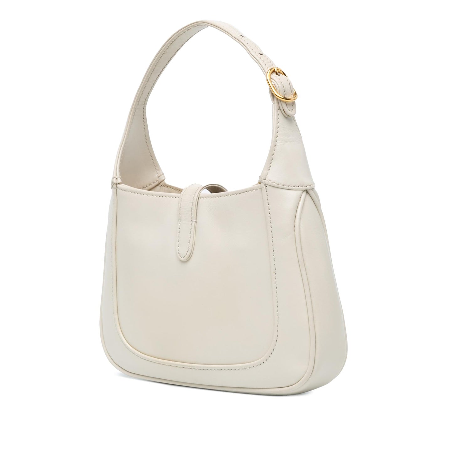 Gucci Jackie Calf White Mini Crossbody Bag
