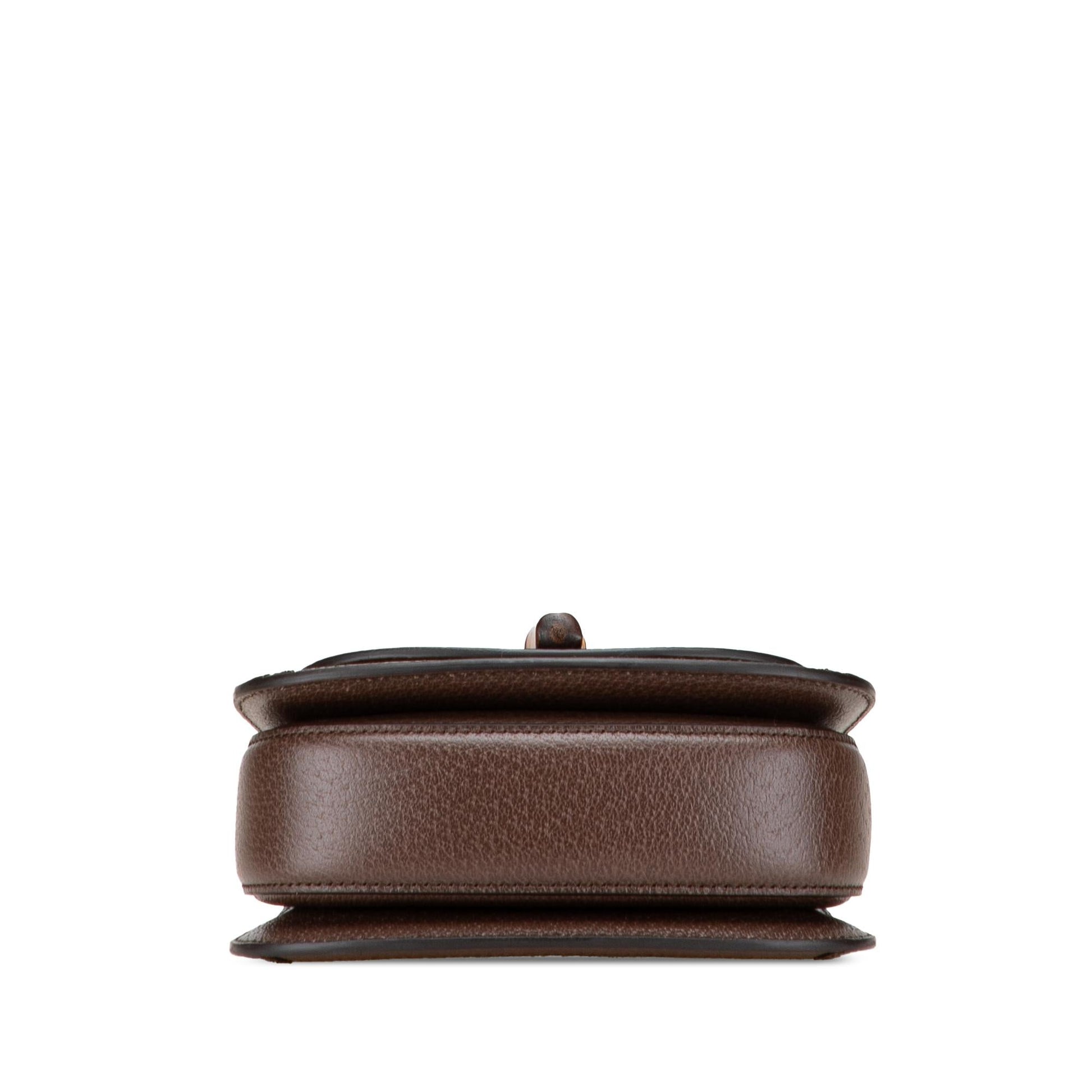 Gucci Jumbo GG Bamboo Canvas Mini Top Handle Travel Bag