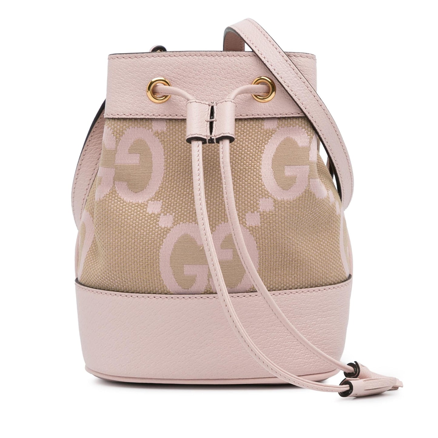 Gucci Jumbo GG Ophidia SHG-7iNxcN Canvas Brown Mini Bucket Shoulder Bag