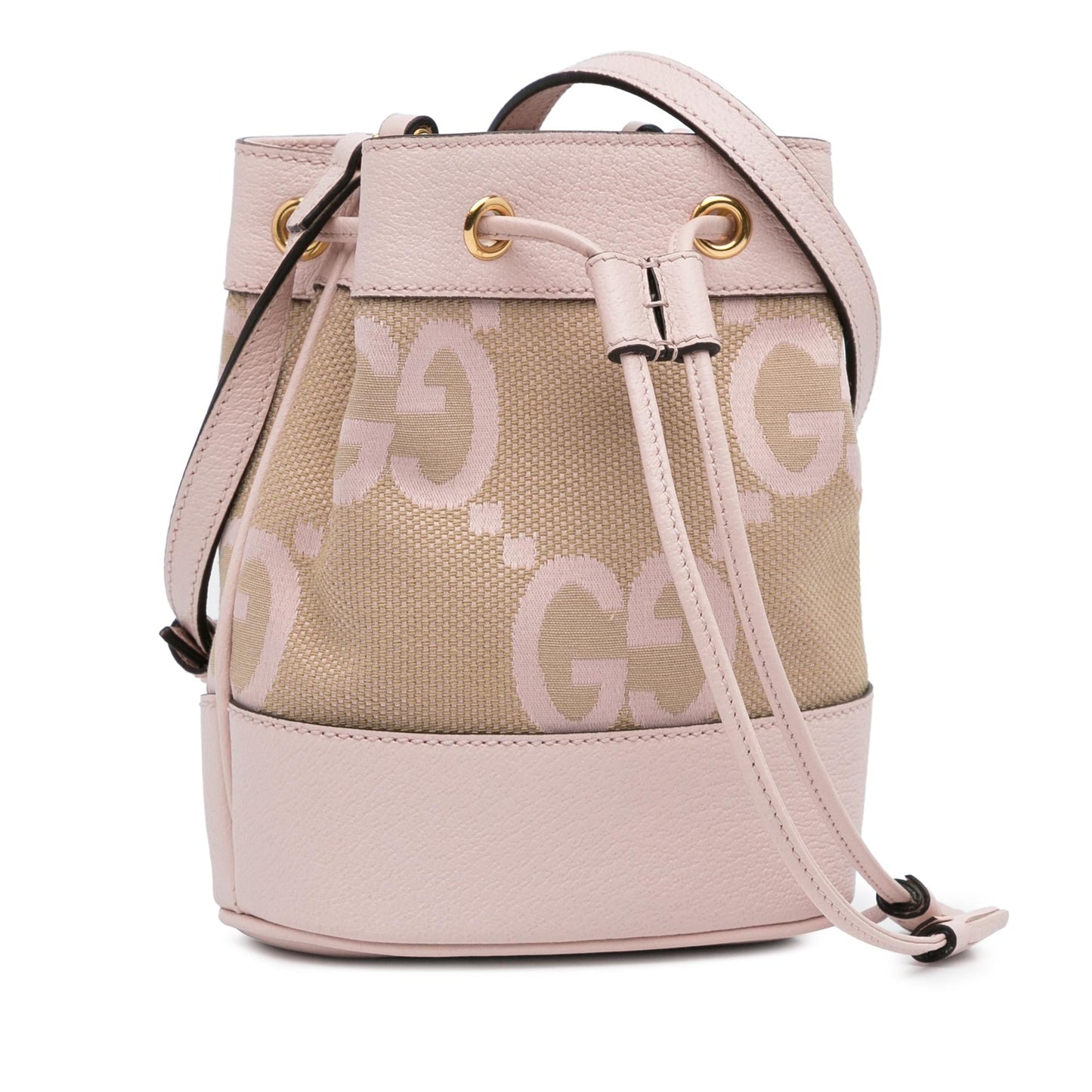 Gucci Jumbo GG Ophidia SHG-7iNxcN Canvas Brown Mini Bucket Shoulder Bag