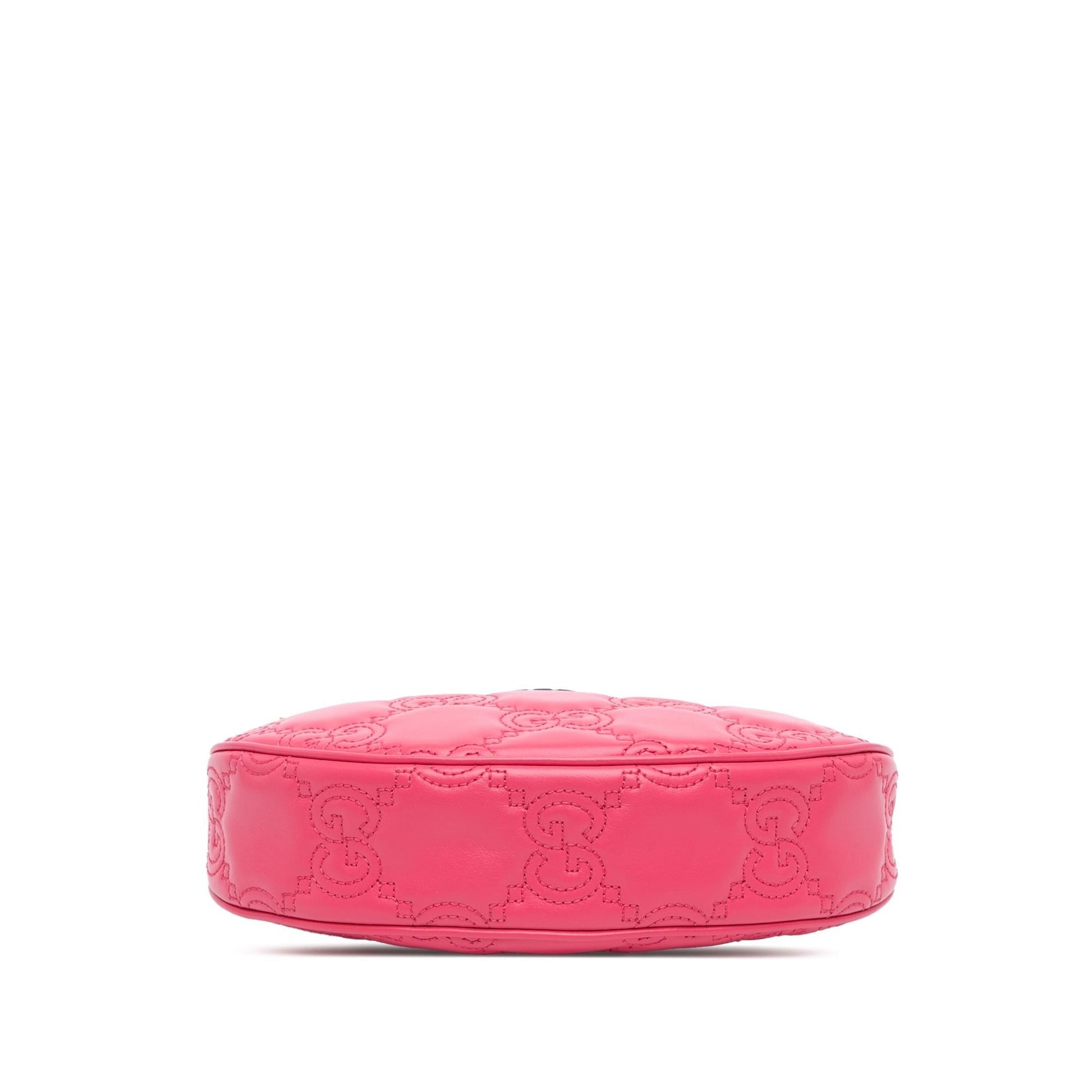 Gucci GG Marmont SHG-uFu1oN Matelasse Leather Calf Pink Satchel Bag