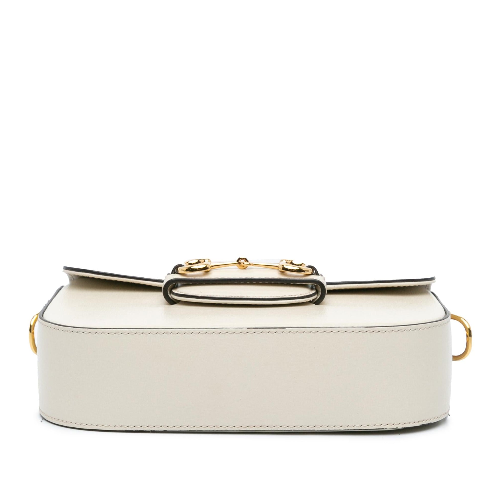 Gucci Horsebit SHG-iHK2bN Leather Calf White Mini Crossbody Bag