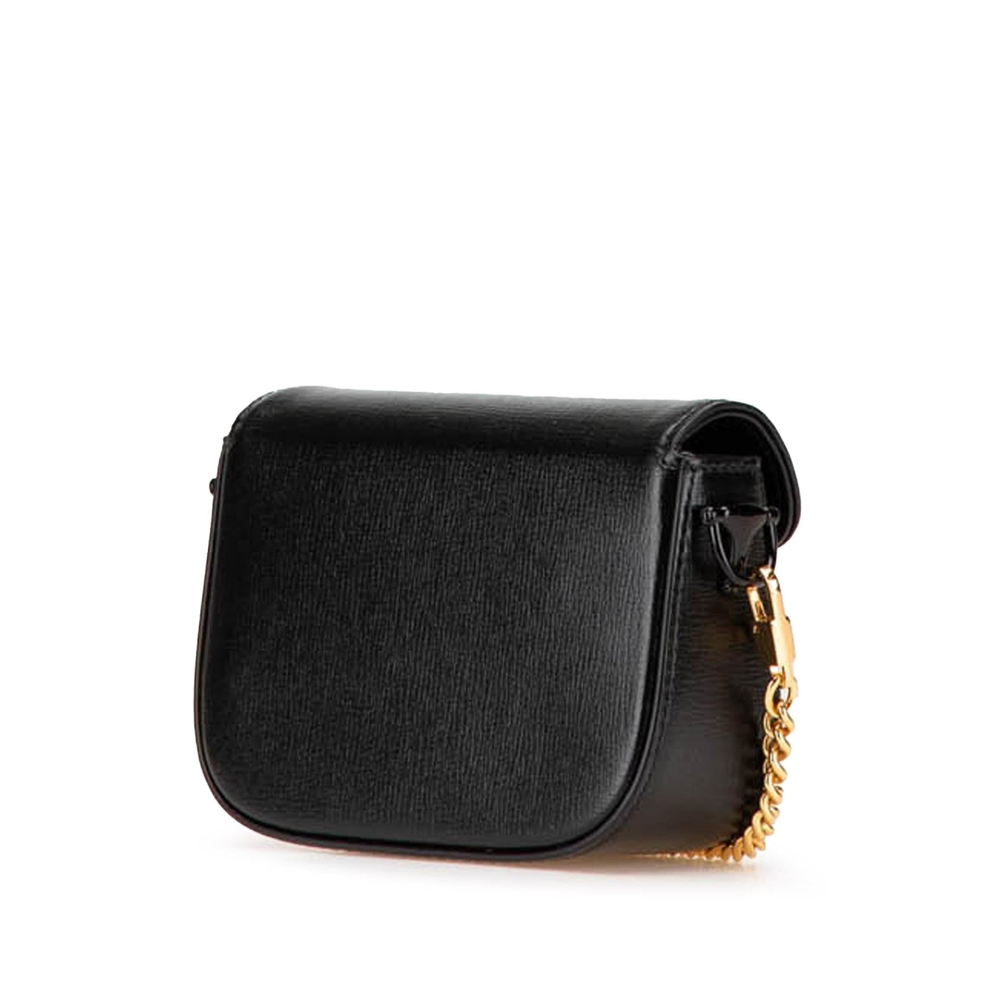 Gucci Horsebit Web Leather Calf Black Mini Satchel Bag