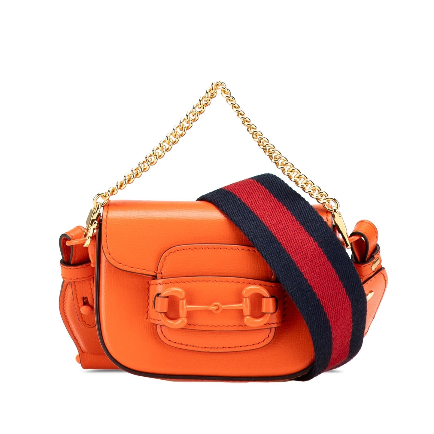 Gucci Horsebit Web Leather Mini Travel Bag
