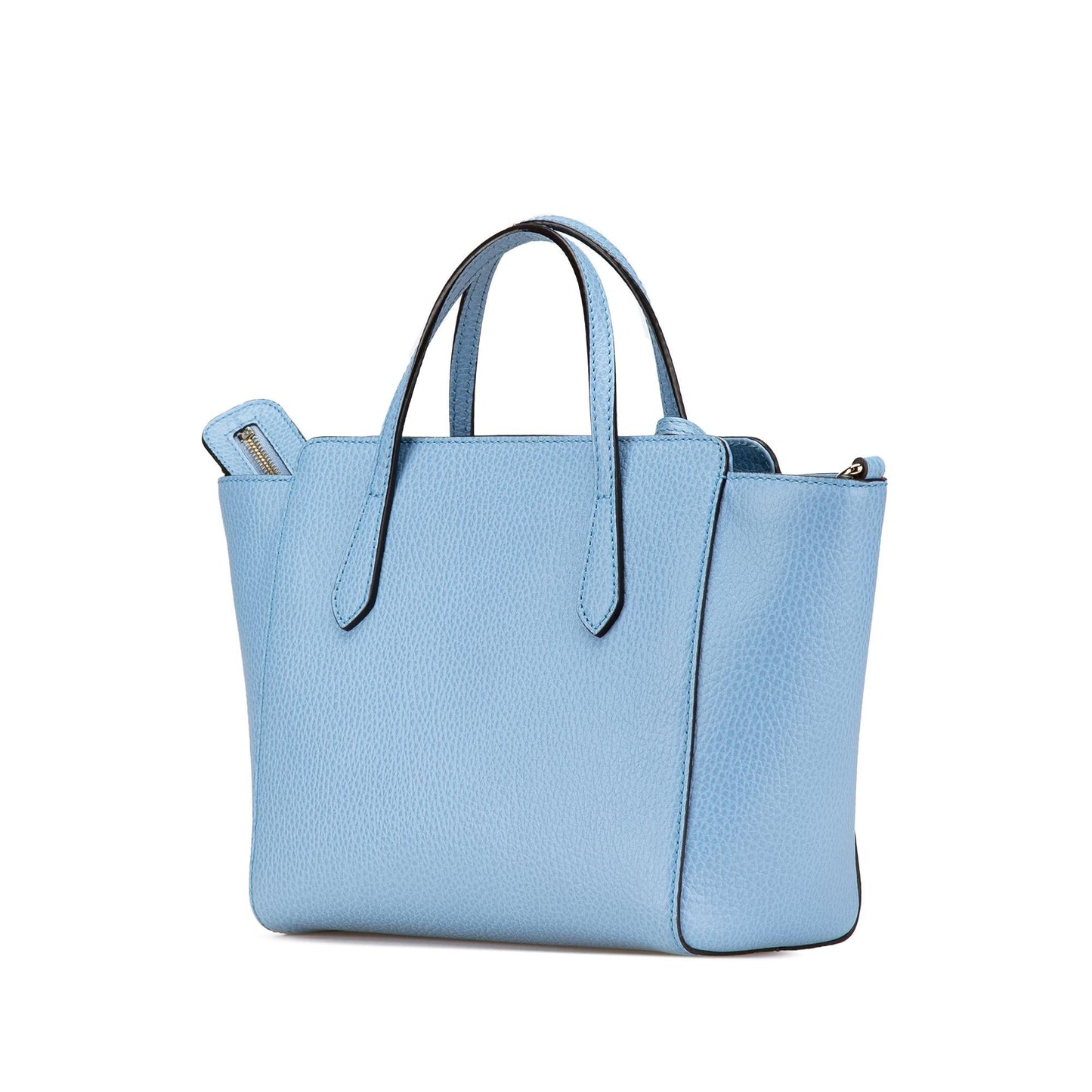 Gucci Swing Leather Calf Blue Mini Satchel Bag Swing Satchel