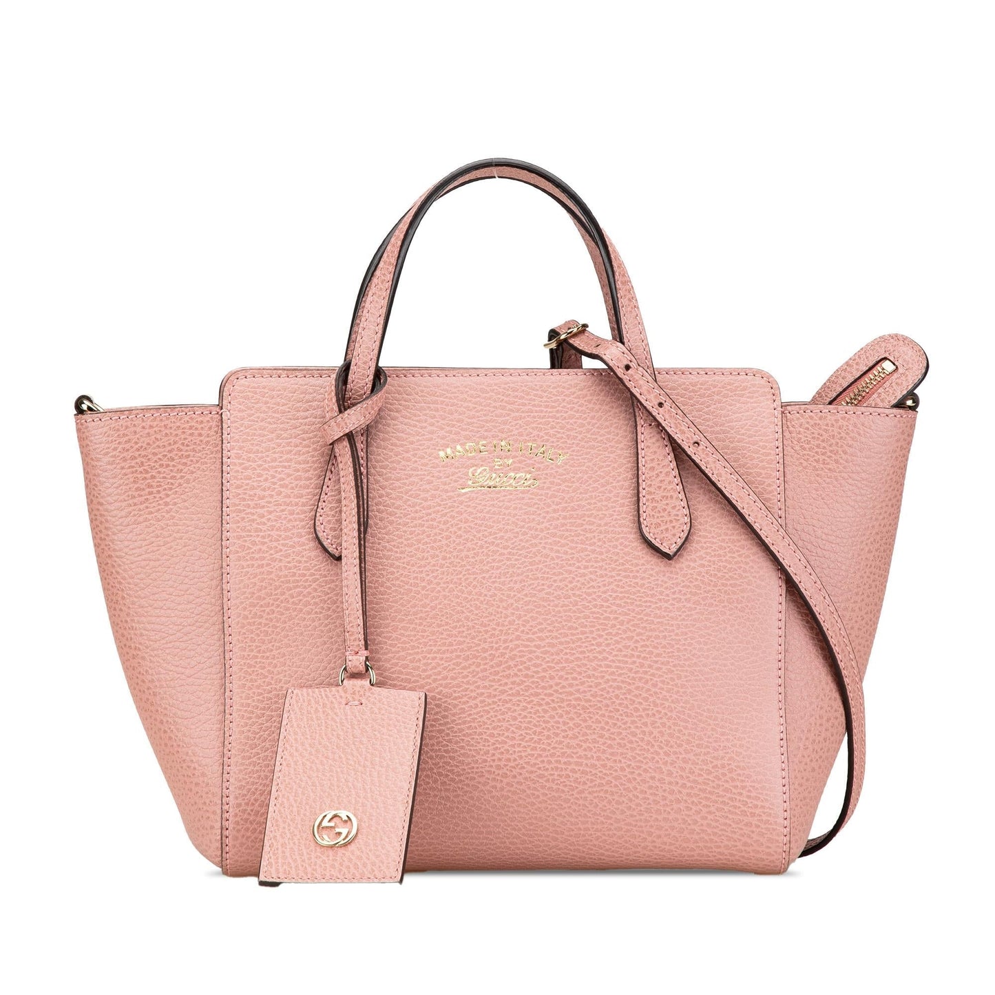 Gucci Swing Leather Calf Pink Mini Satchel Bag Satchel 2