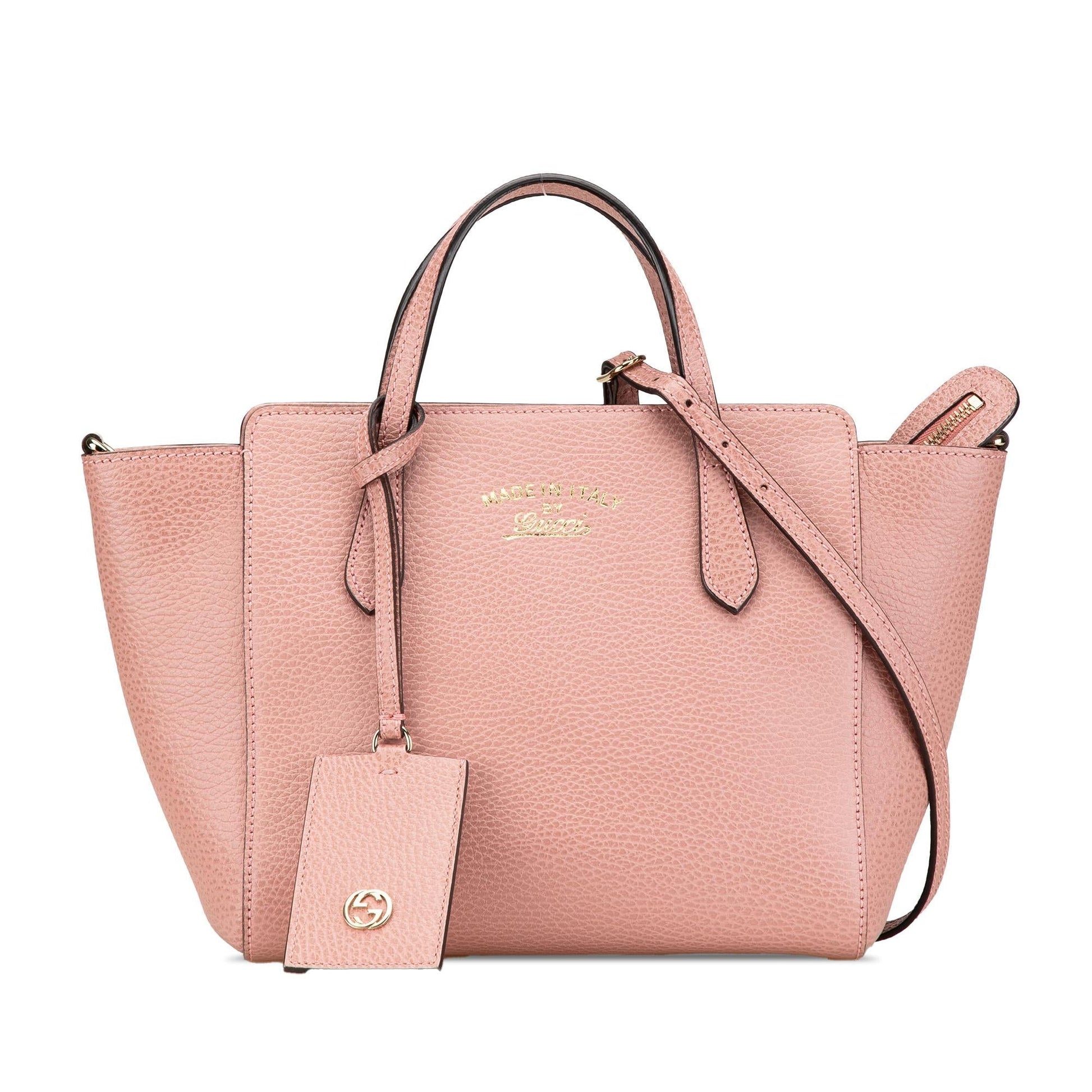 Gucci Swing Leather Calf Pink Mini Satchel Bag Satchel 2