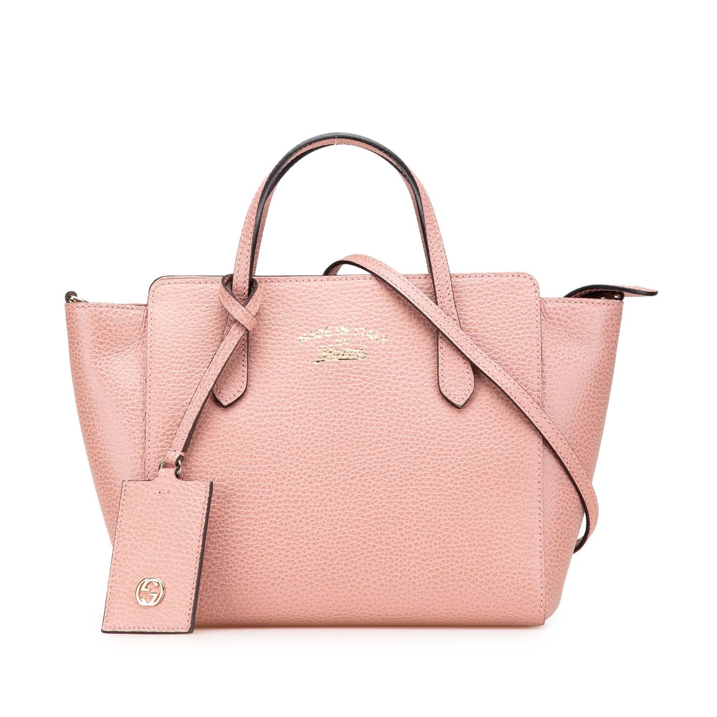 Gucci Swing Leather Calf Pink Mini Satchel Bag
